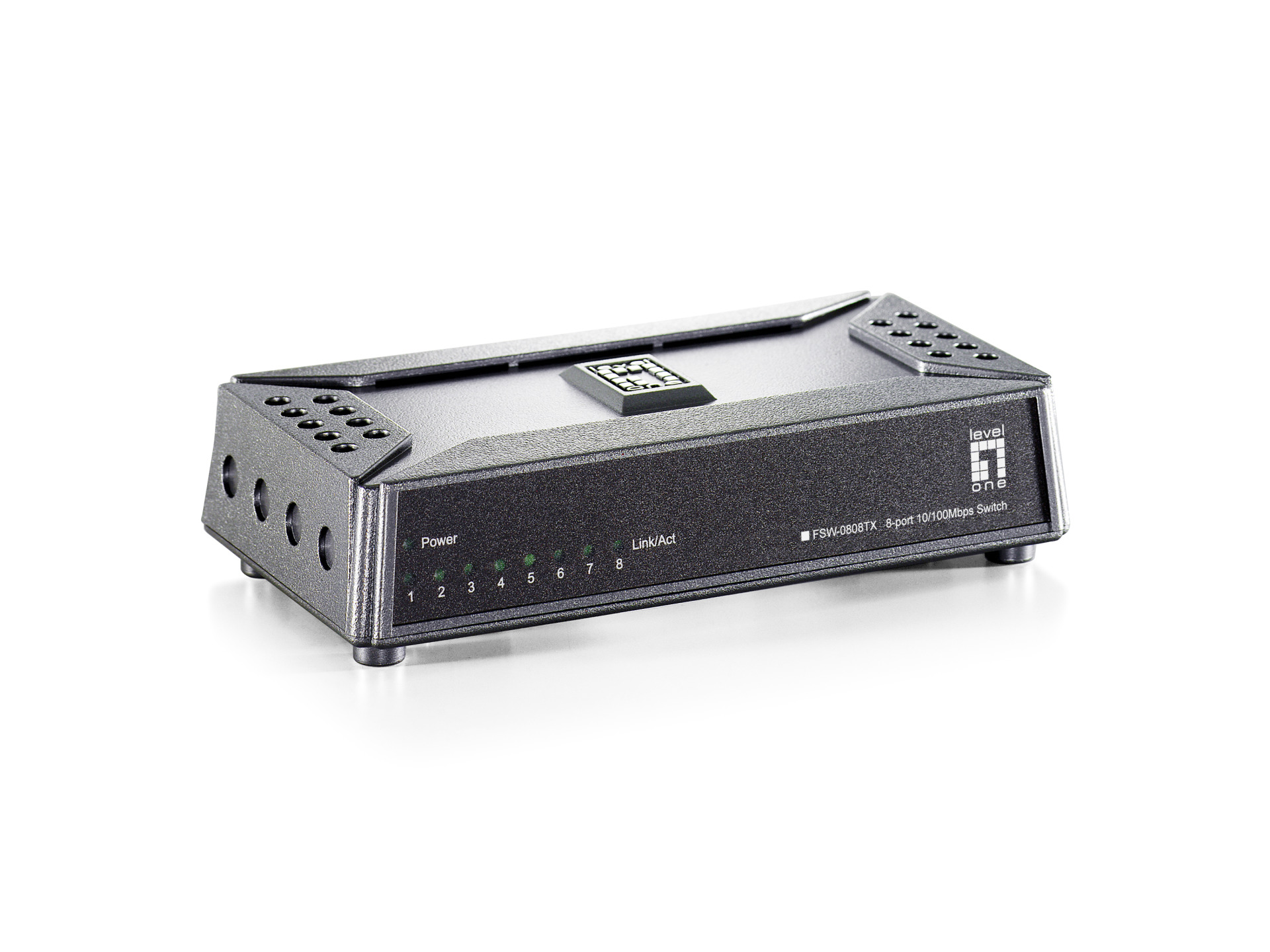 8-Port Fast Ethernet Switch, ultracompact
