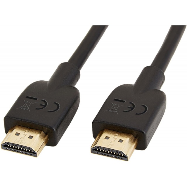 HDMI 4K 60Hz High Speed Anschlusskabel mit Ethernet, schwarz, 5 m