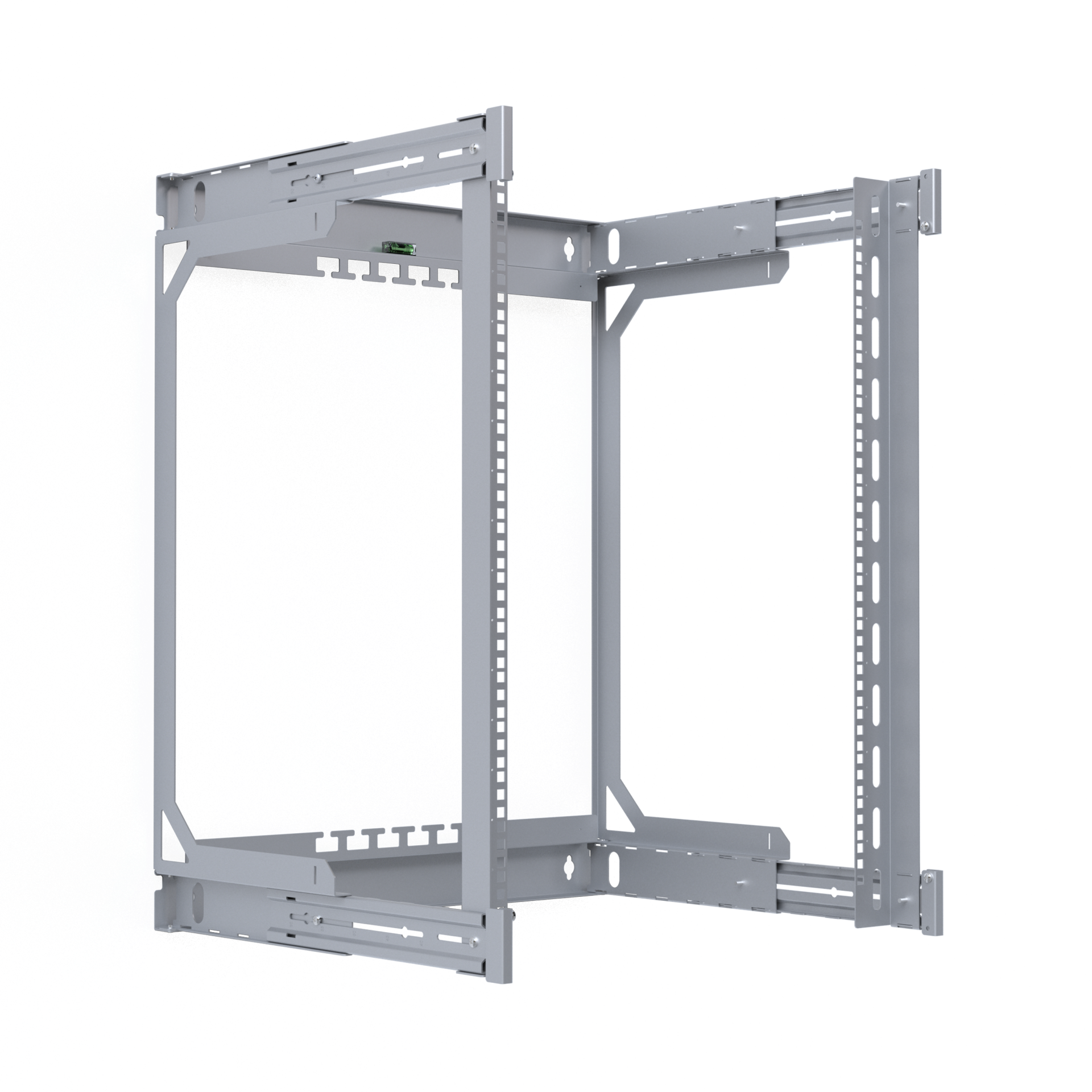 Backframe for Wall X-Rack 400-600mm 15U 600x766mm El-galvinized 1/3
