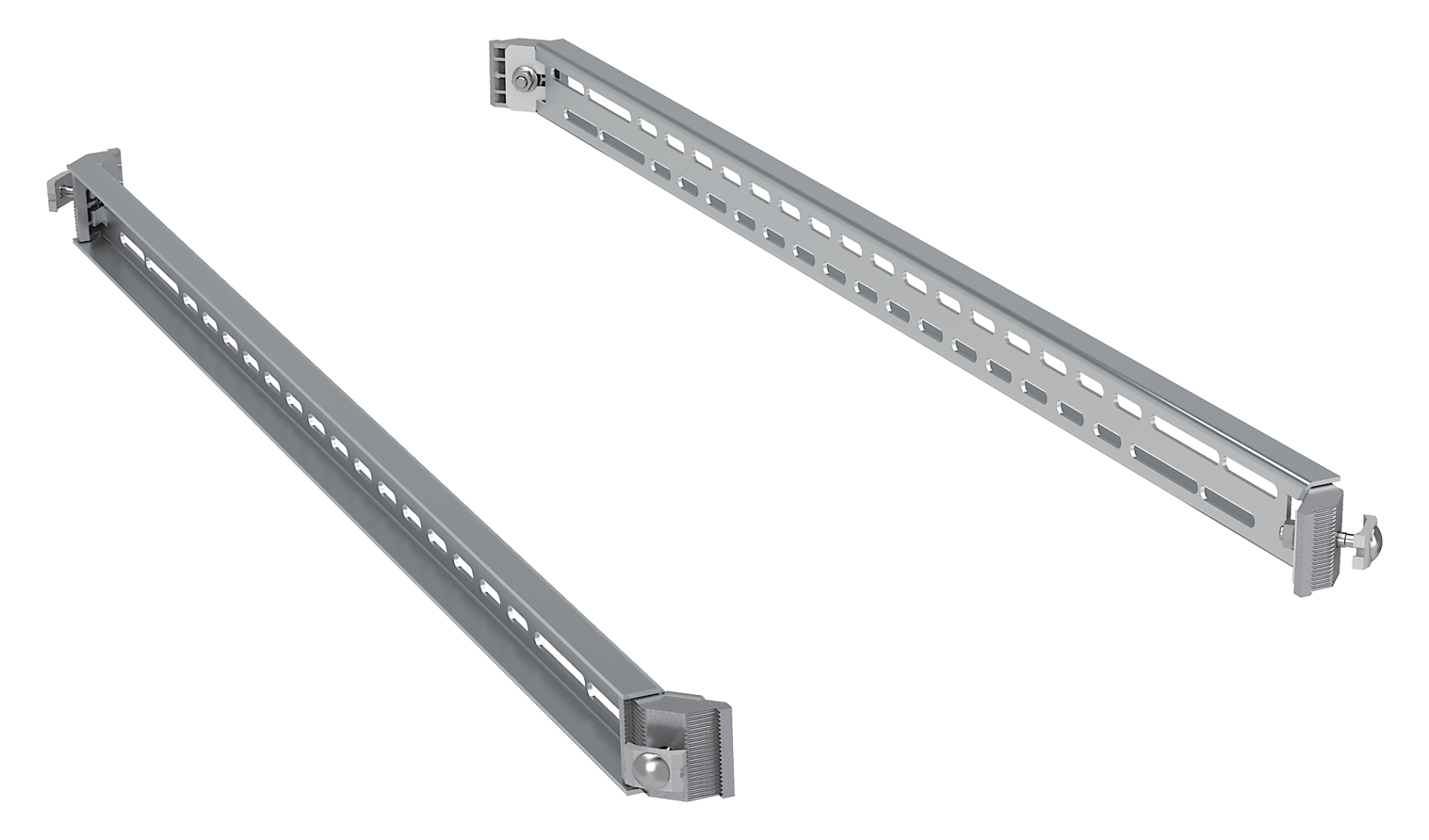 Depth Rails Set, 2 Pieces, Cabinet Depth 800 mm, for PRO