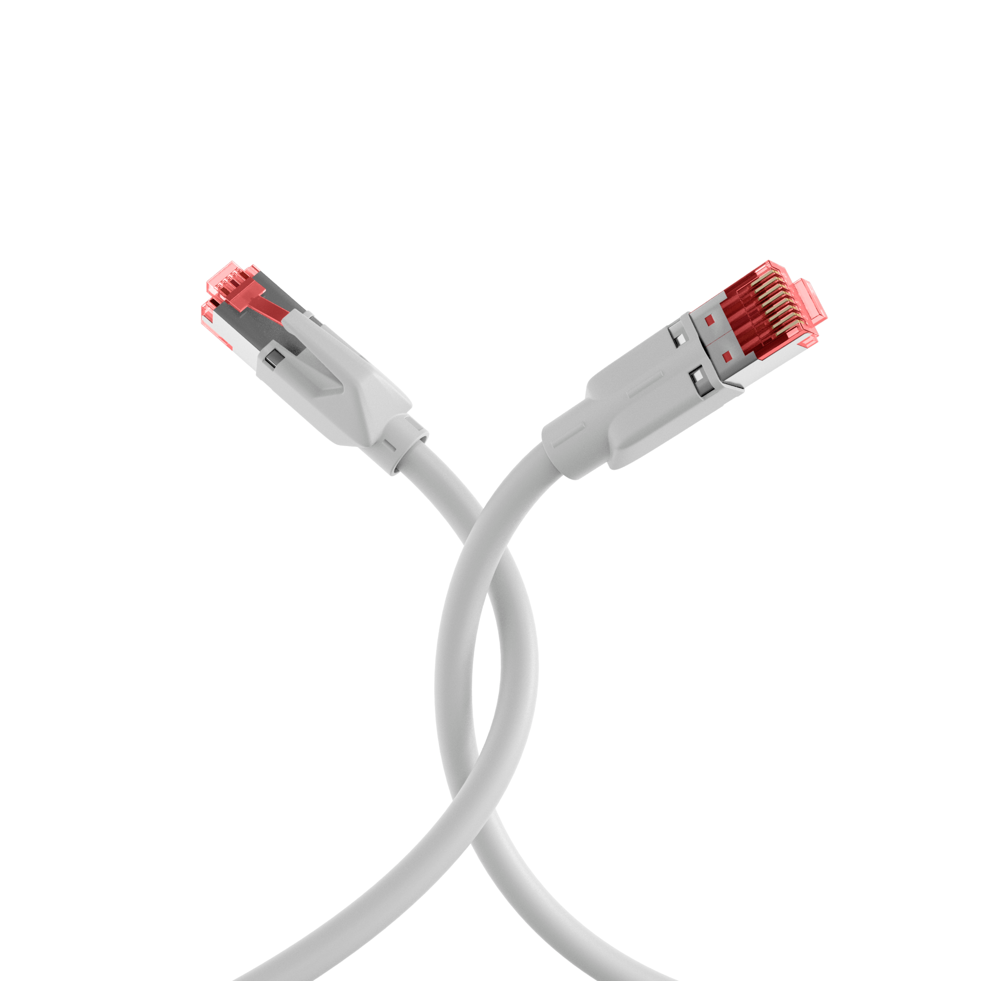 RJ45 Patch Cord Cat.6A S/FTP LSZH Draka UC900 TM21 white 1m