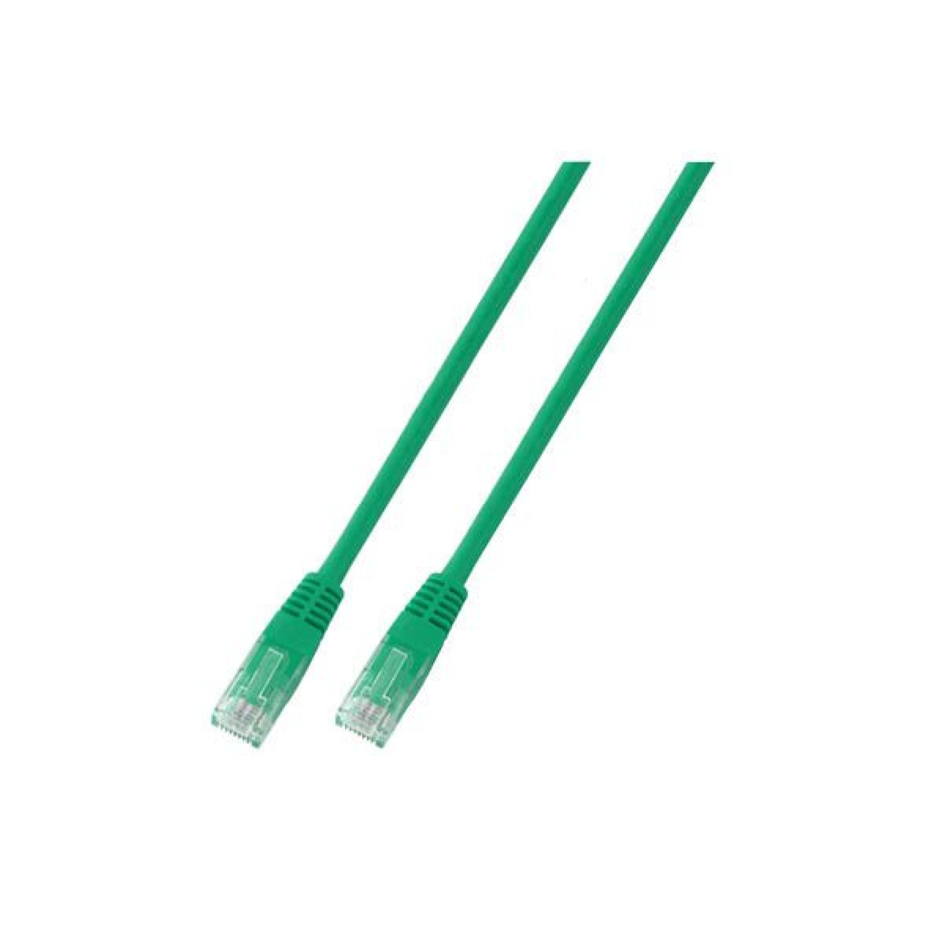 RJ45 Patchkabel U/UTP, Cat.5e, PVC, CCA, 1m, grün