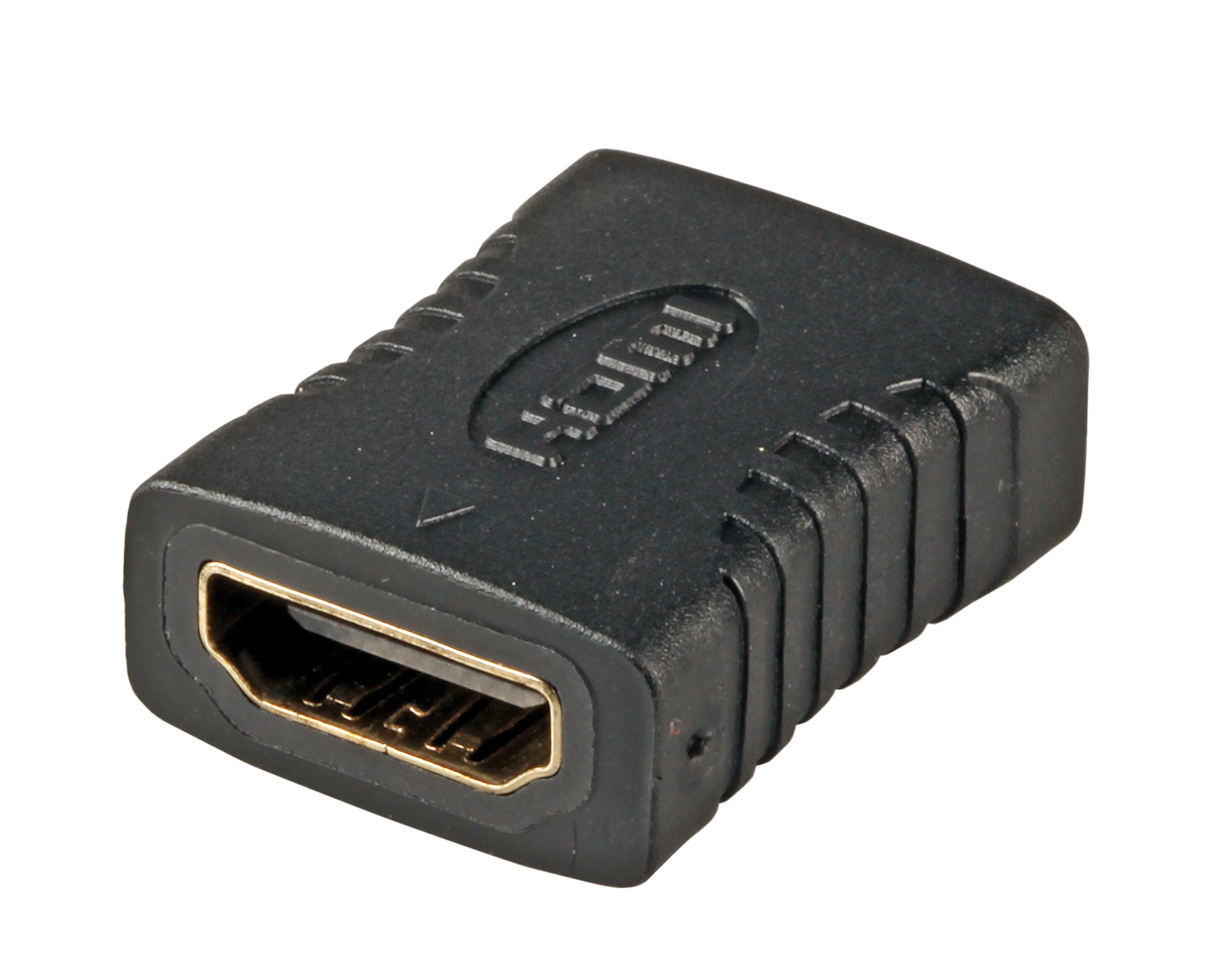 HDMI Adapter, 2x HDMI-A, F-F, black