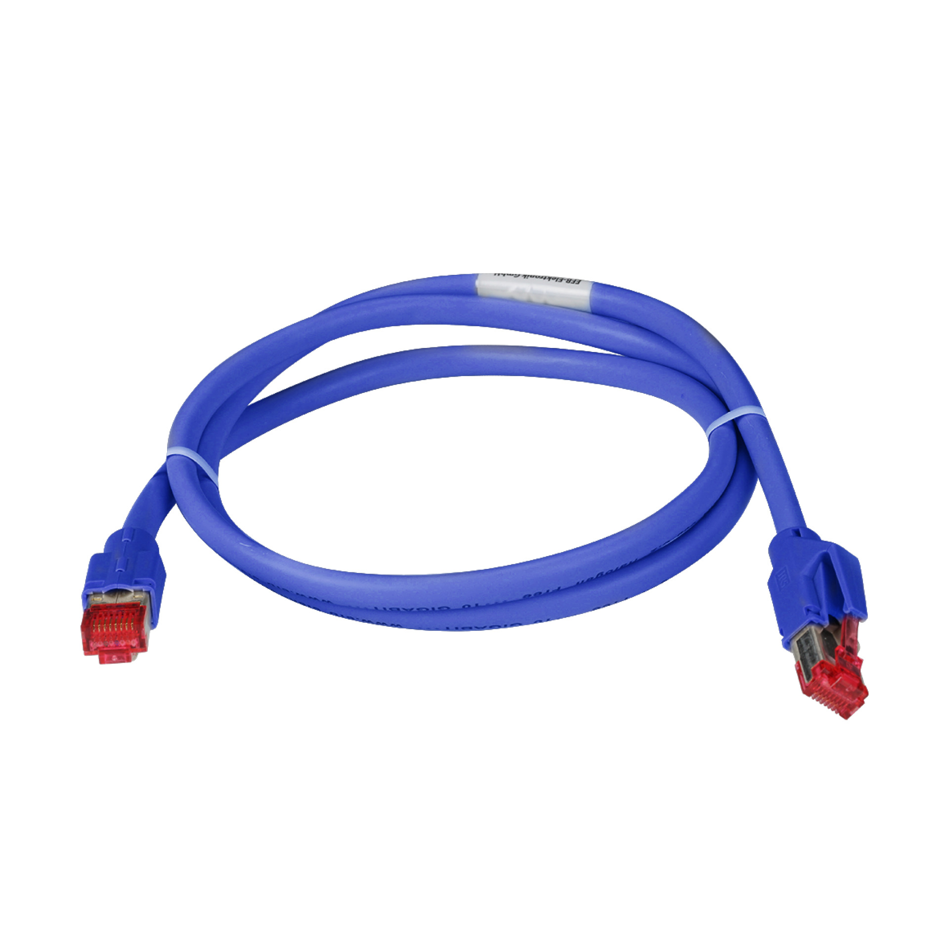 RJ45 Patchkabel blau Cat.7, S/FTP, ,LSZH  2x HRS TM21 blau, 1:1,   0,15m