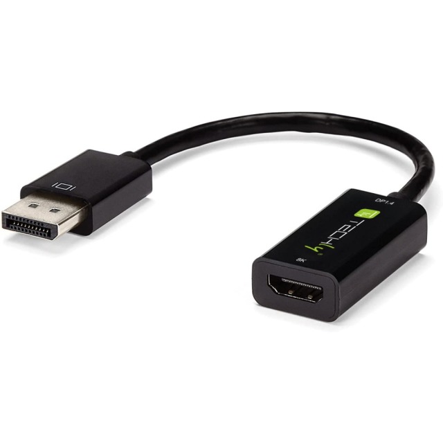 Adapter DisplayPort M 1.4 to HDMI F, active, 8K, Black