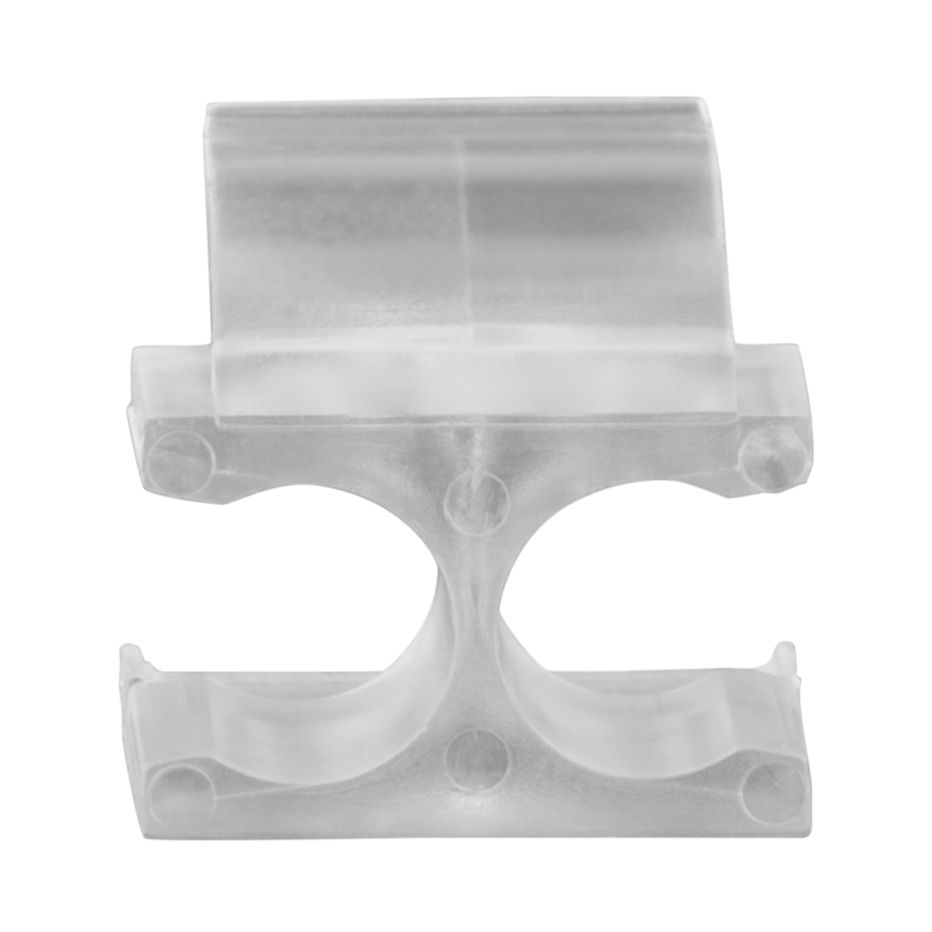 Universal Clip für LC Duplex transparent, wieder lösbar