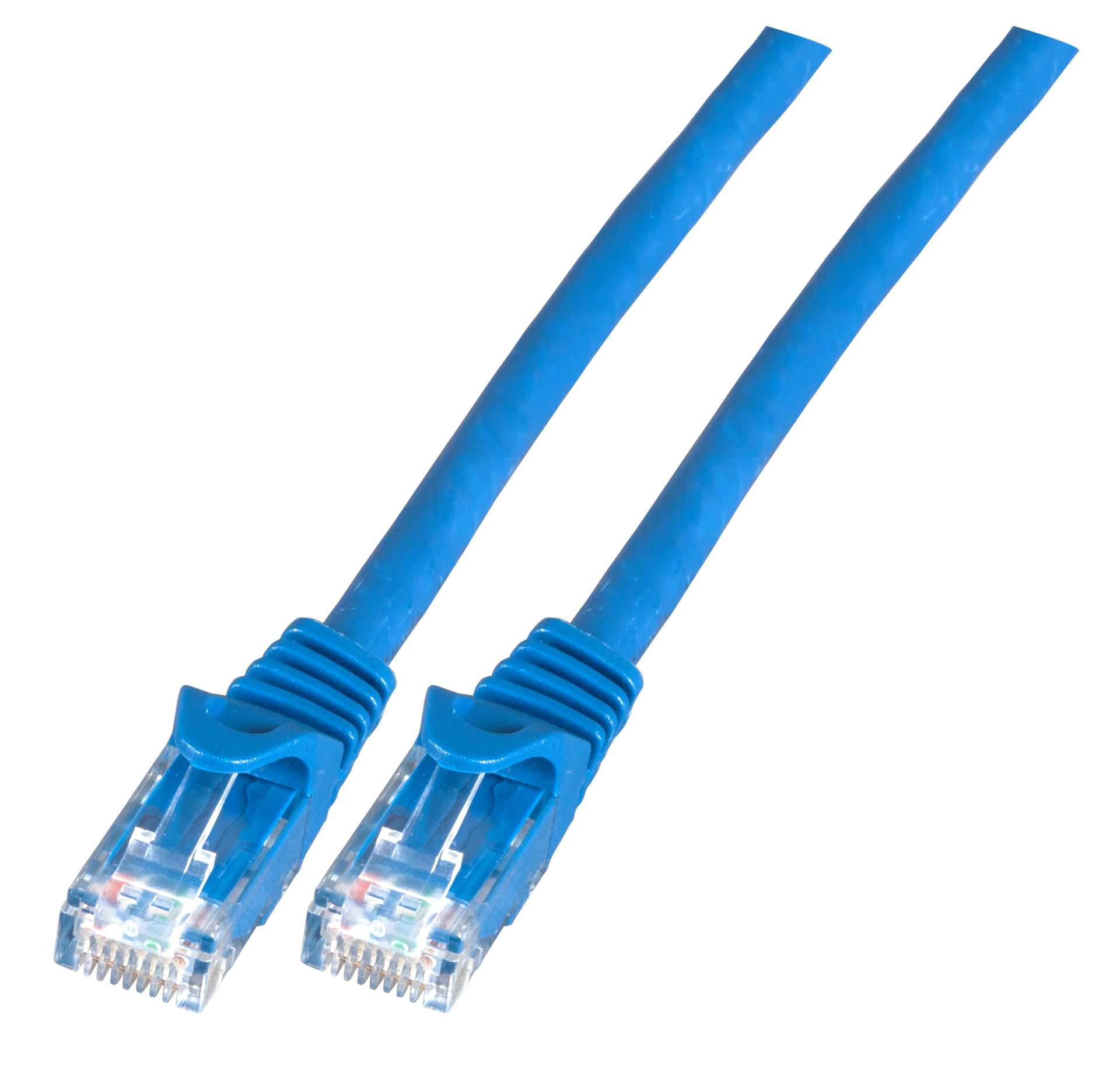 RJ45 Patchkabel U/UTP, Cat.6, LSZH, CCA, 1m, blau