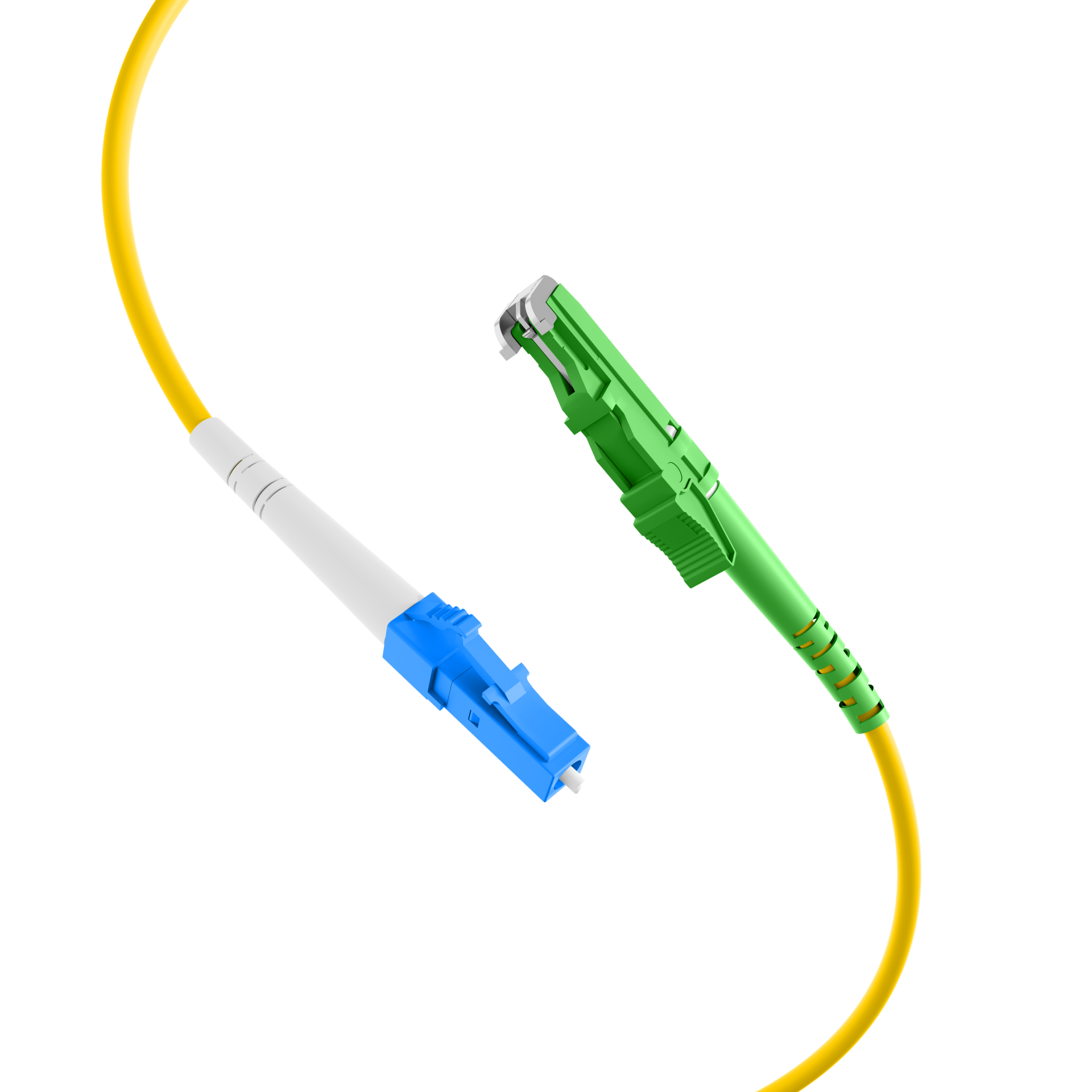 Simplex Patchcable E2000™/APC-LC OS2 2m LSZH 3mm yellow G657A1 Grade C