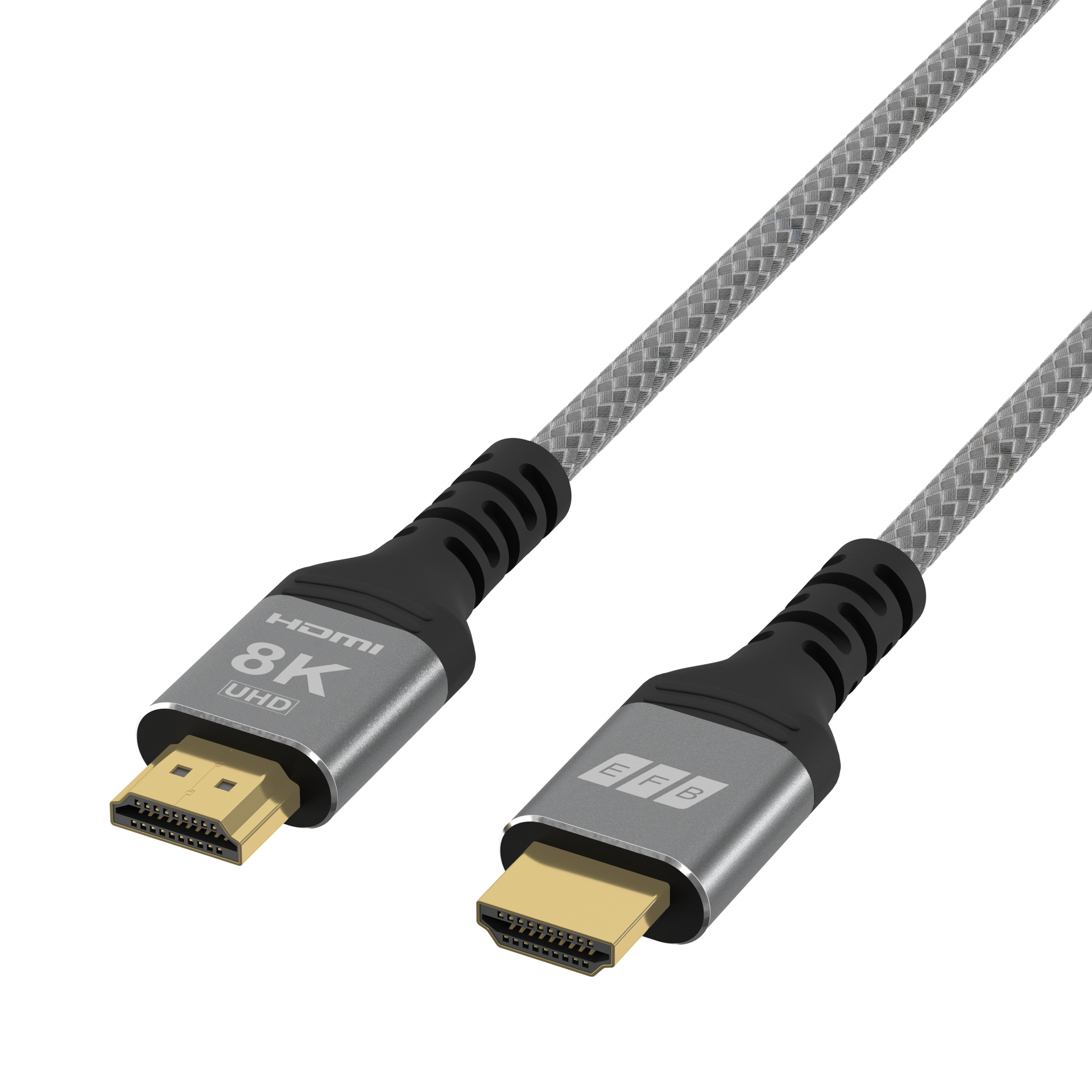 HDMI Kabel Ultra High-Speed 8K60Hz 48 Gbit/s 1m grau komp. mit HDMI 2.1/2.0