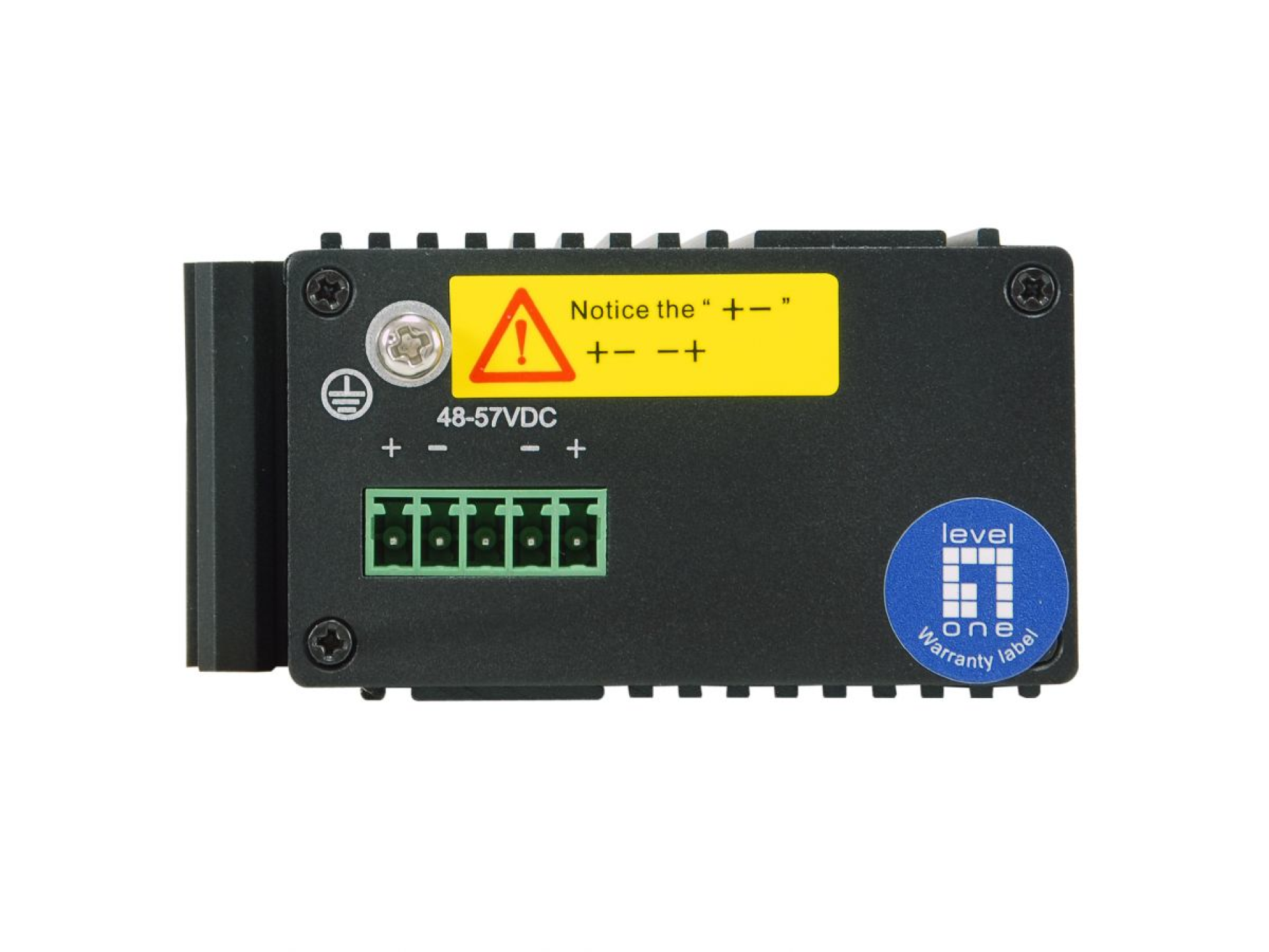 5 port gigabit industrial switch PoE DIN rail