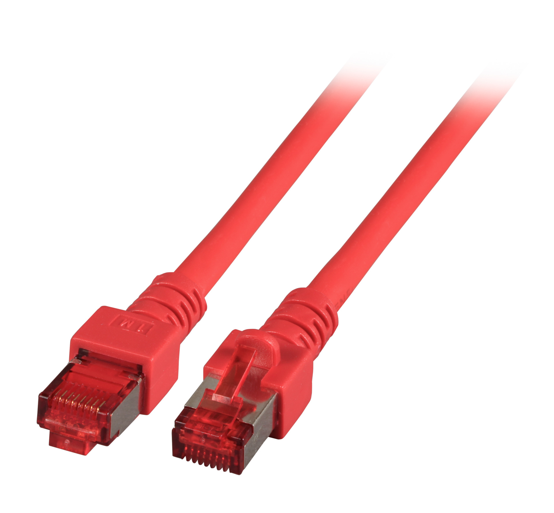 RJ45 Patchkabel S/FTP, Cat.6, LSZH, 1m, rot