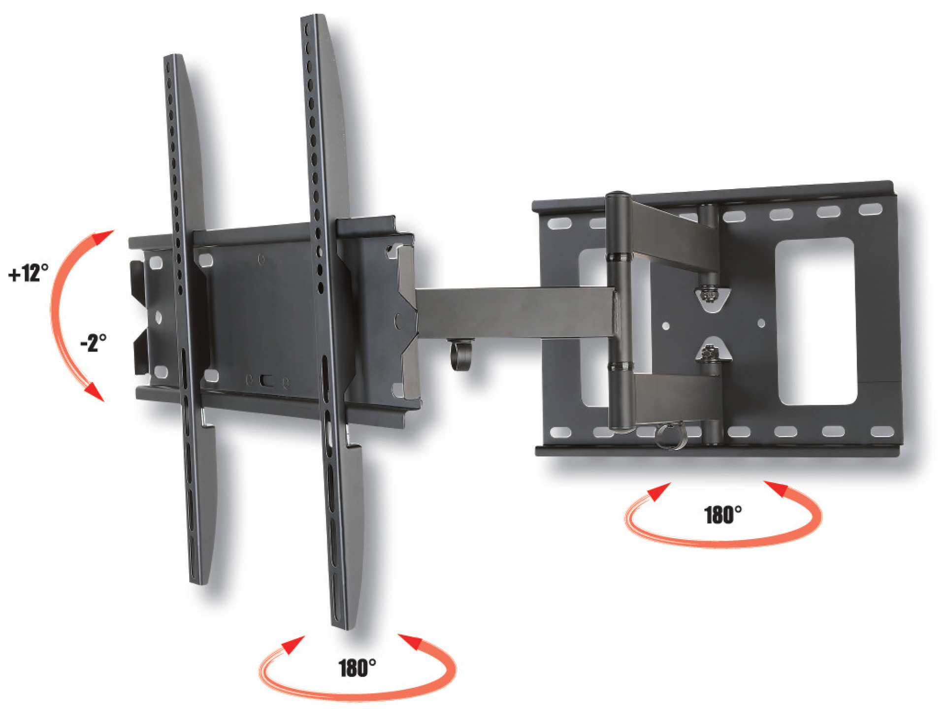 Wandhalterung für LCD TV LED 32"-55" FullMotion Slim