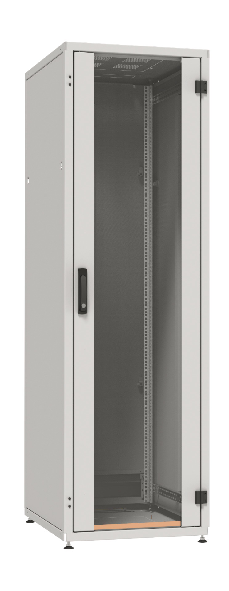 19" Server Cabinet PRO 47U, 600x600 mm, F=2-P R=1-P, RAL7035