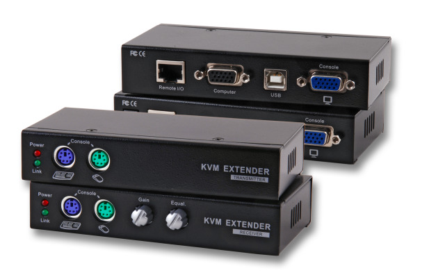 KVM Extender-Set PS/2-USB via Cat.5e/6/7 100m