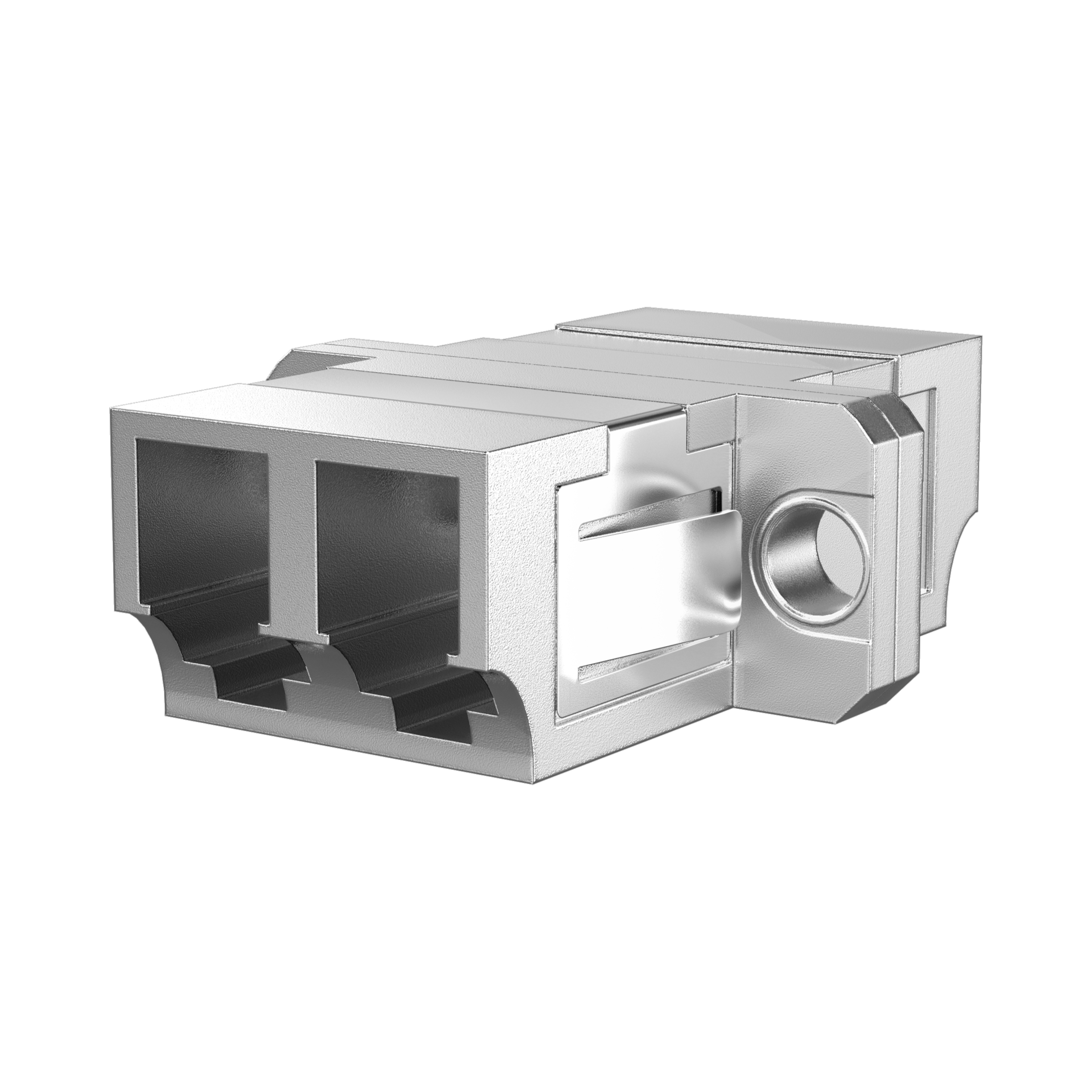 Kupplung LC Duplex OS2 Metallgehäuse 