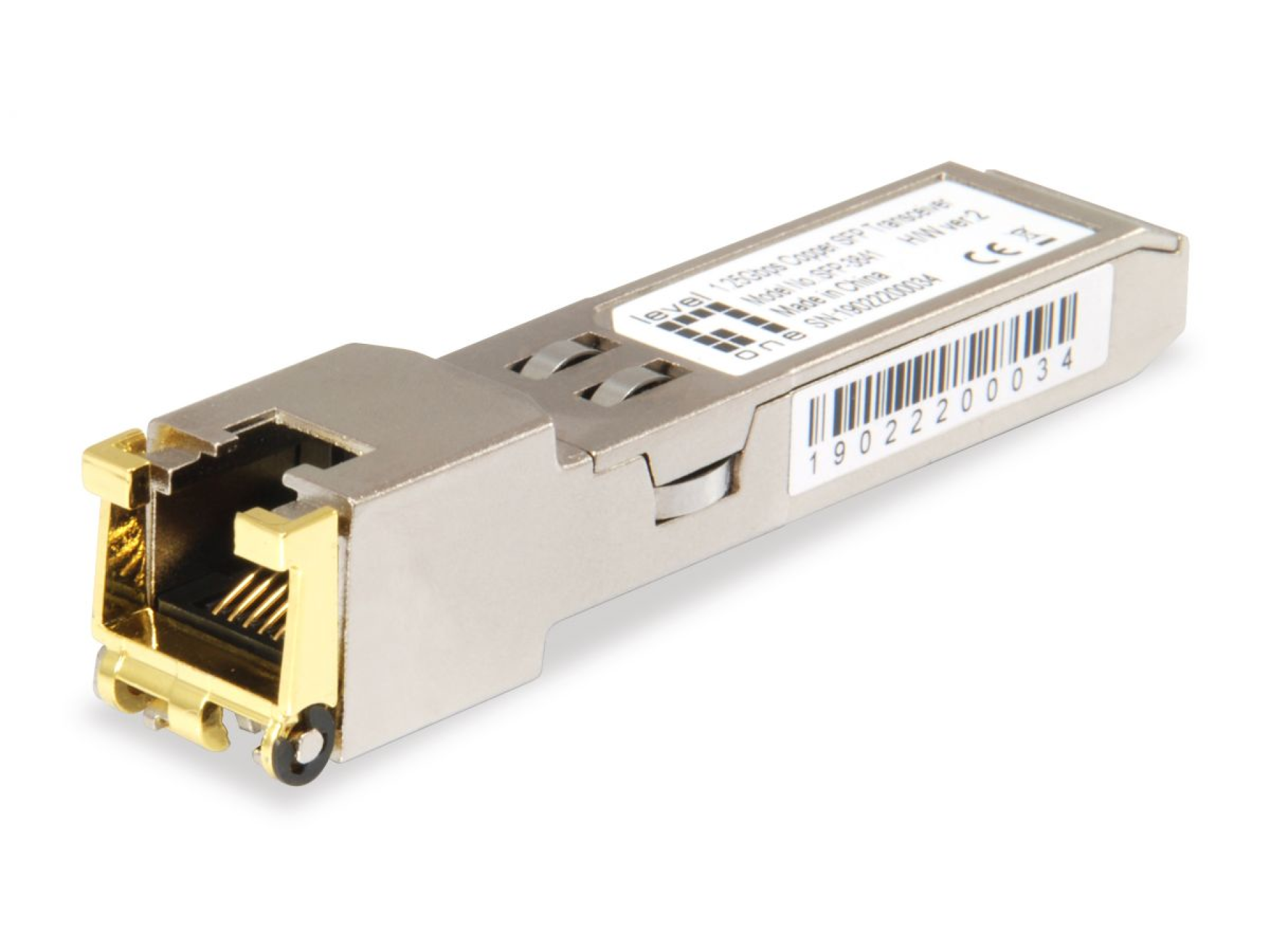 1.25 Gbps Kupfer SFP Transceiver 100m RJ45