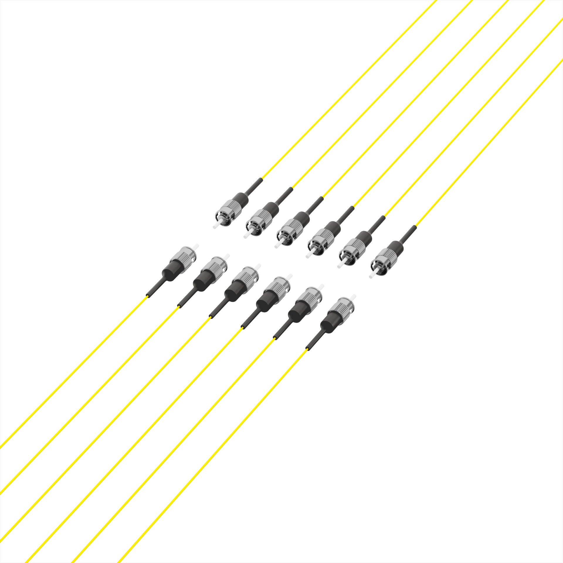 Faserpigtail FC OS2 G652D-Gelb 2m - 1 Stück