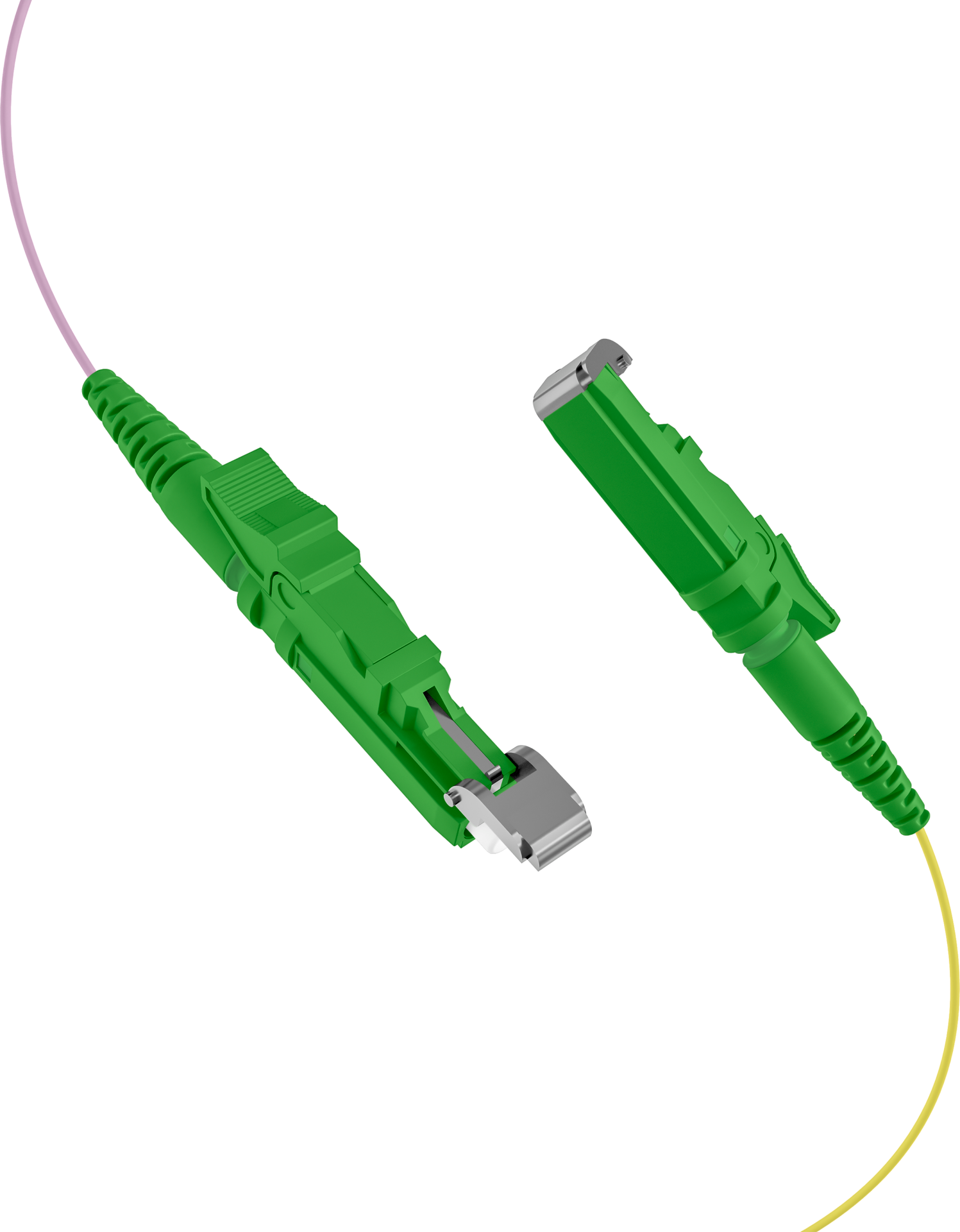 Faserpigtail E2000®/APC OS2 G652D-farbiges Set 2m - 12 Stück
