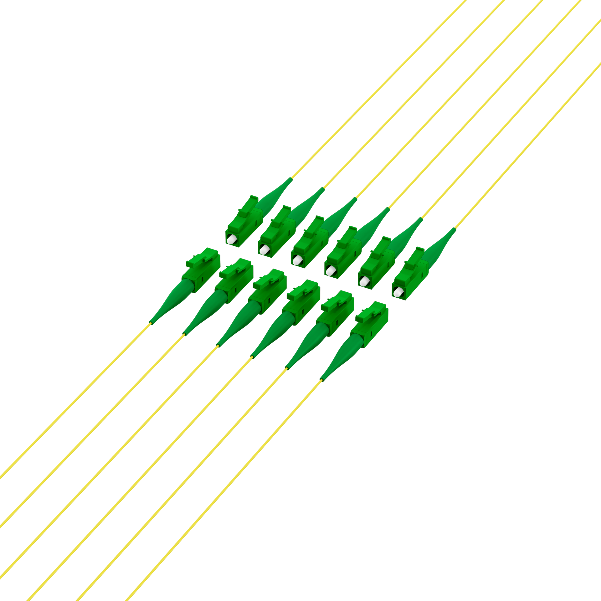Faserpigtail LC/APC OS2 G652D-Gelb 2m - 1 Stück