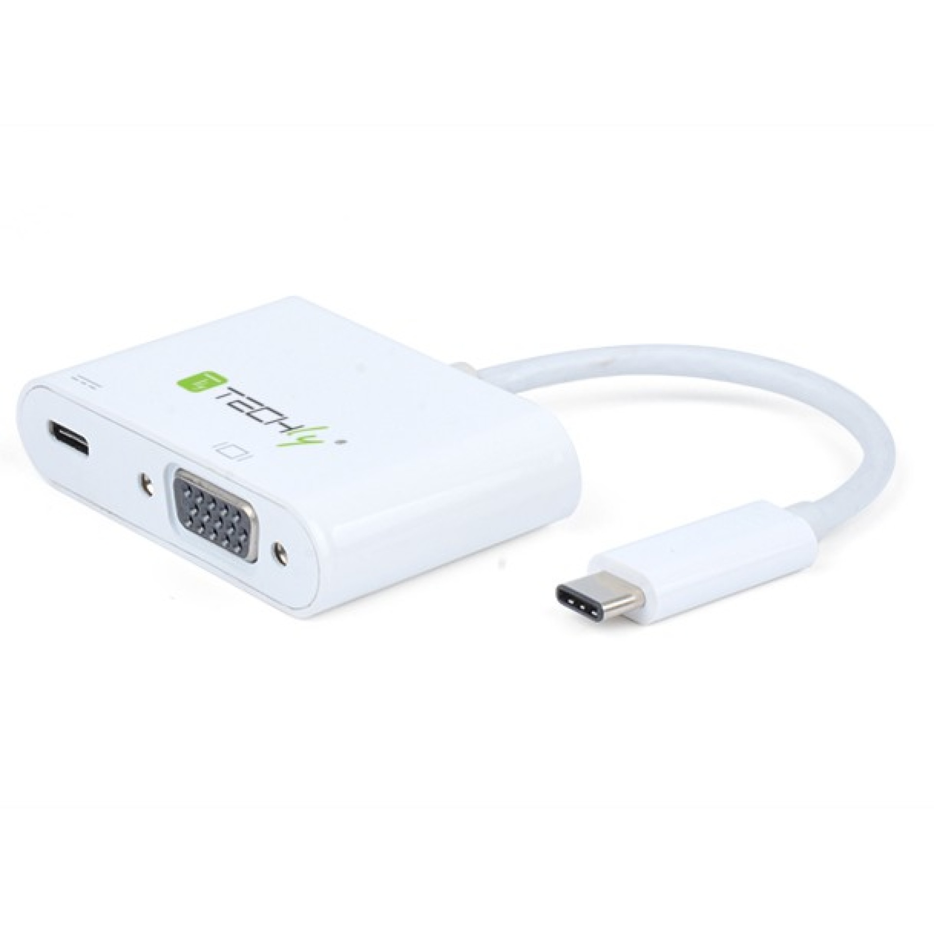 Konverter Kabel Adapter USB-C auf VGA Typ C USB Aufladeport