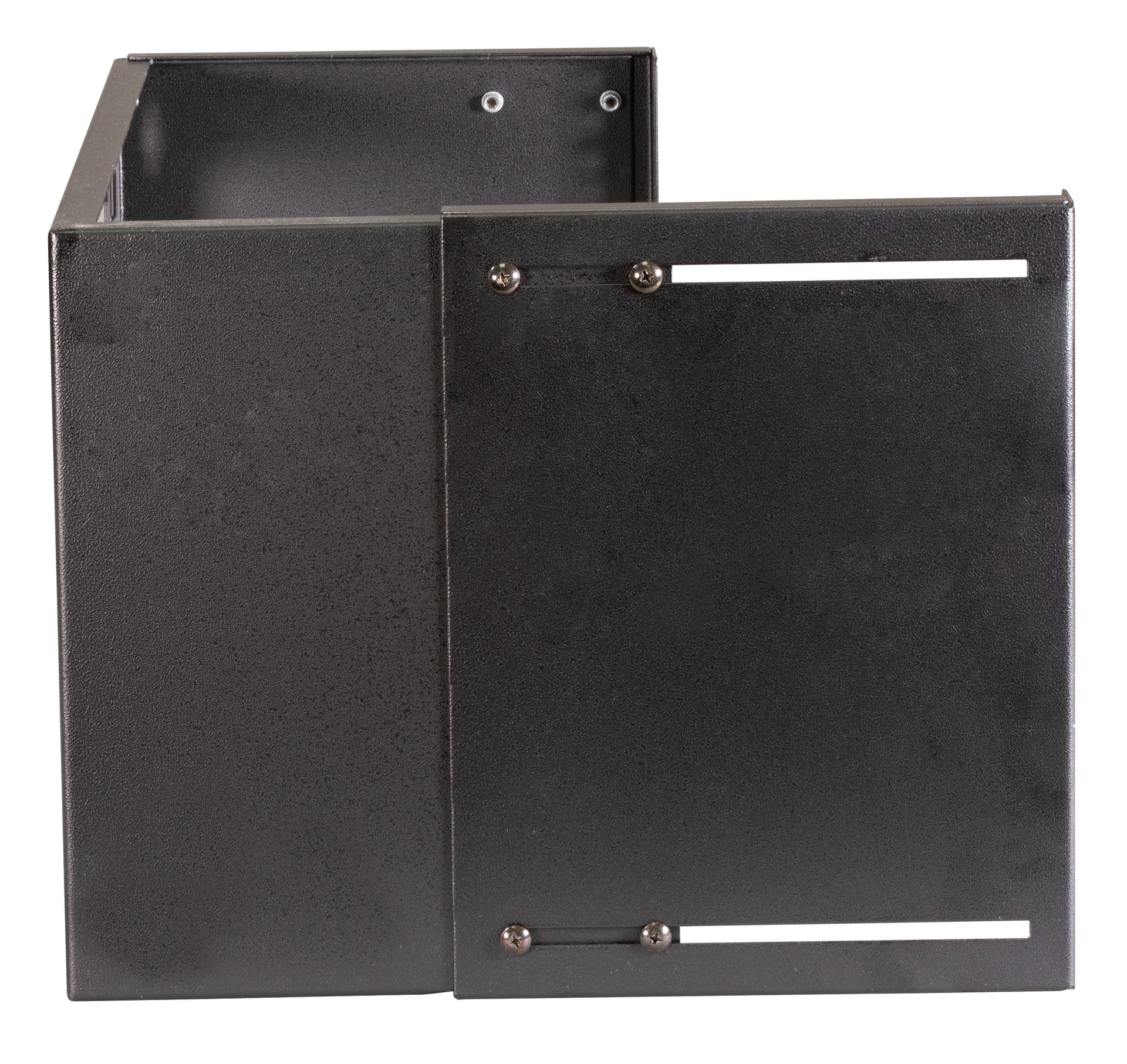 19" 6HE Wandgestell, tiefenv., RAL7035
