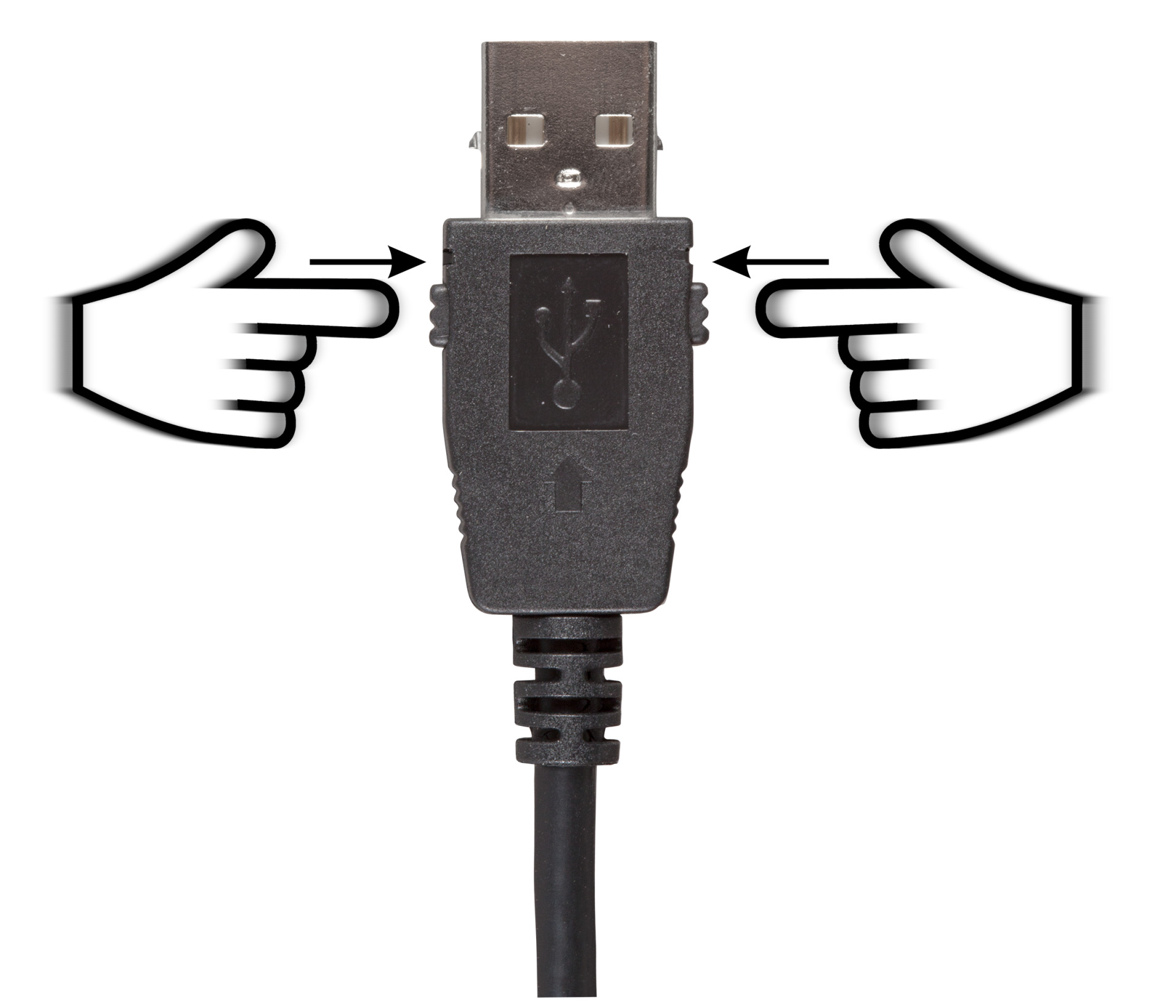 USB2.0 Anschlusskabel A-A, St.-St., 1,8m, Classic, beidseitig verriegelbar