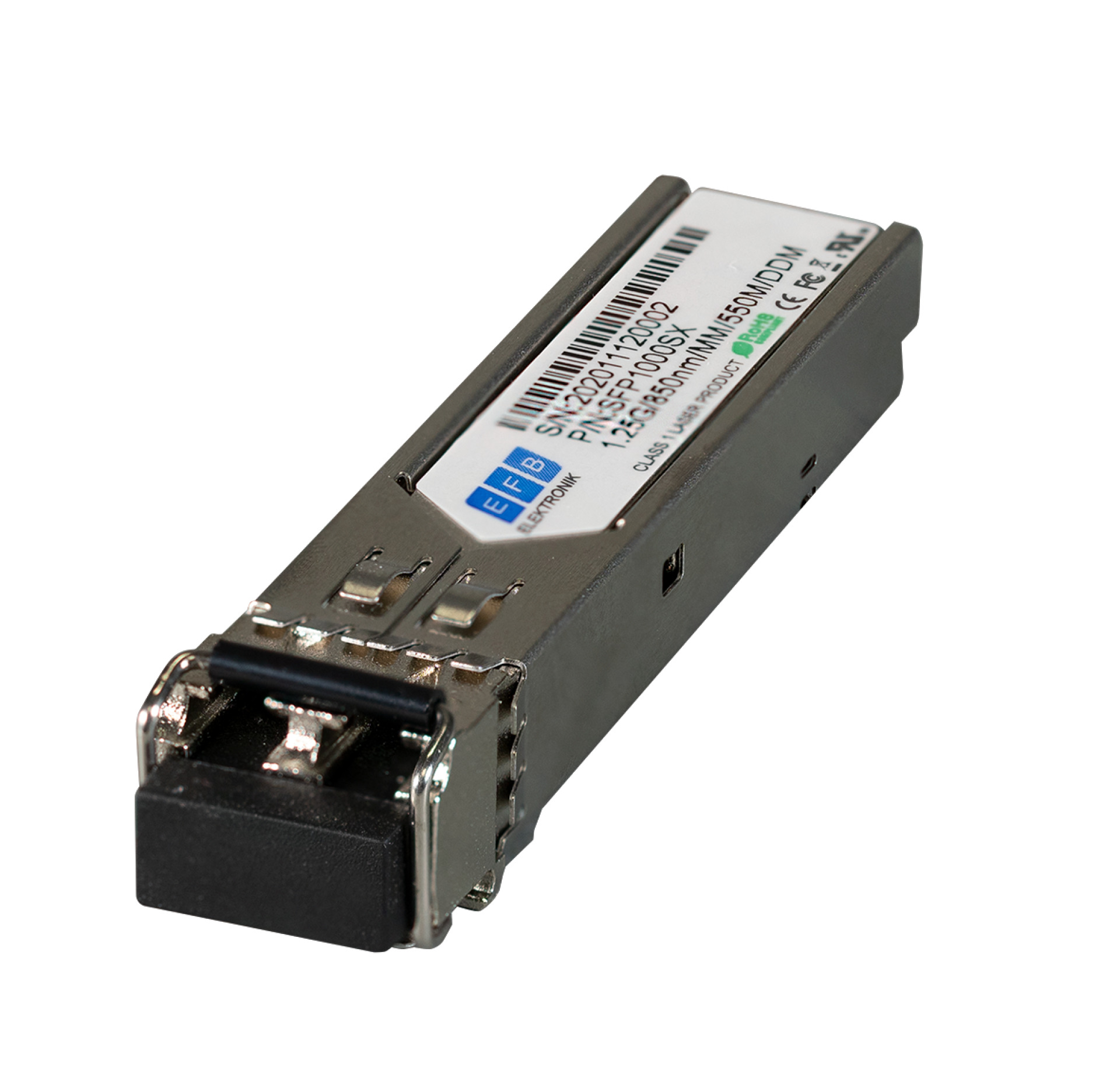 EFB 1.25G SFP MM 850nm VCSEL 550m LC DDM, kompatibel zu Cisco GLC-SX-MMD