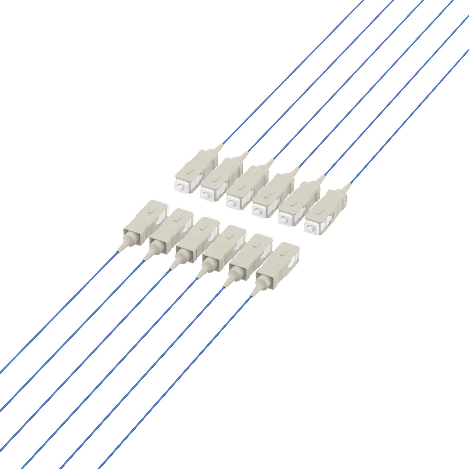 Faserpigtail SC OM1 -Blau 2m - 1 Stück