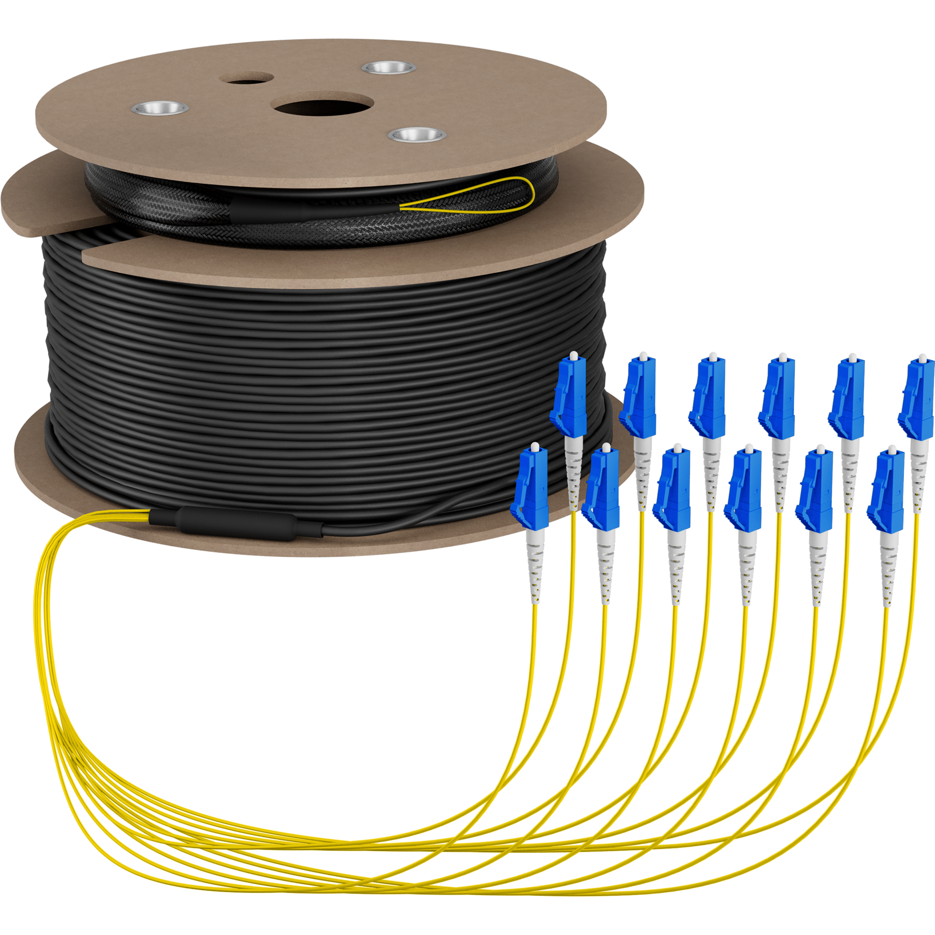 Trunk cable U-DQ(ZN)BH OS2 12E (1x12) LC-LC,100m Dca LSZH