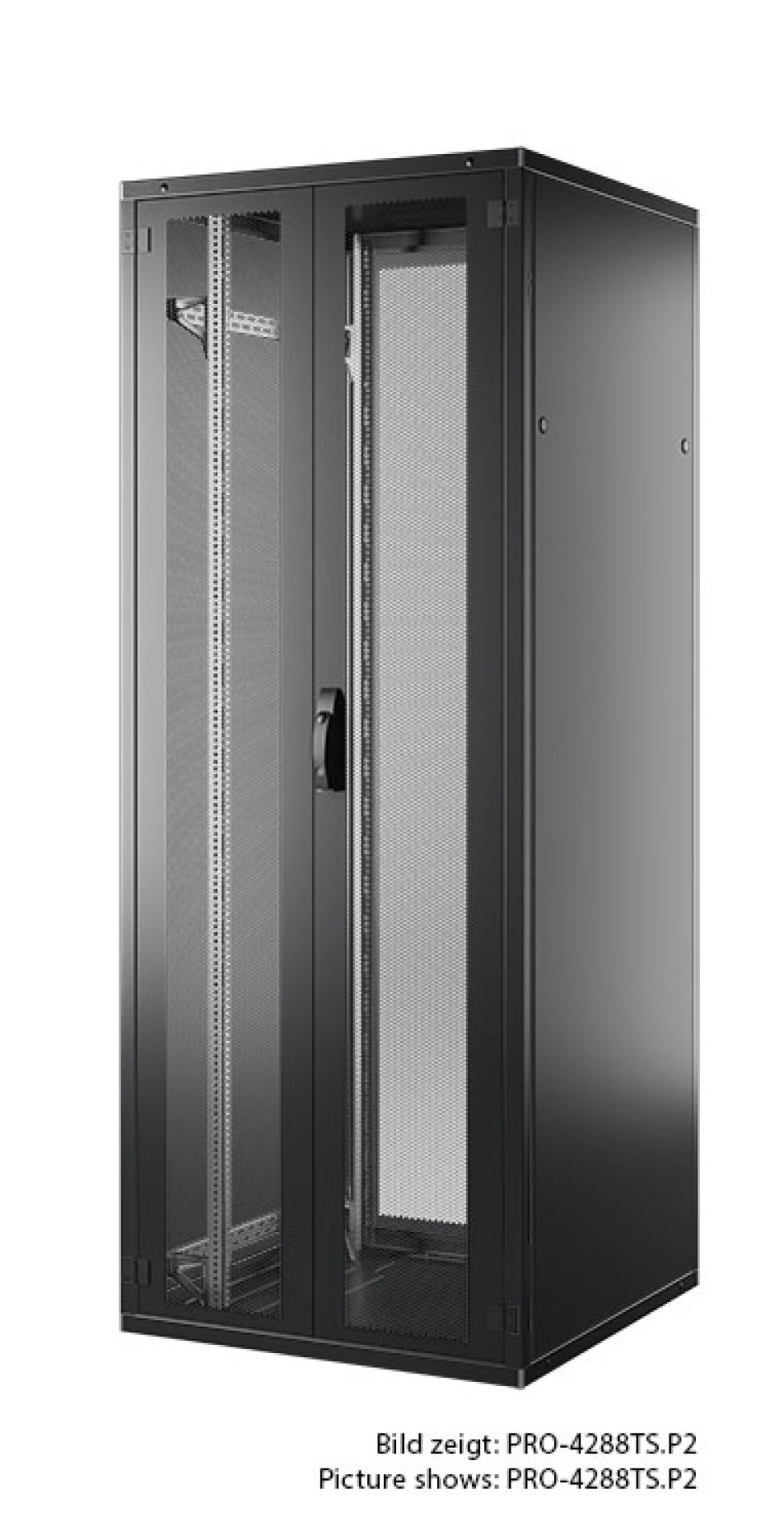 19" Serverschrank PRO 42HE, 600x1200 mm, F+R 2-teilig, RAL9005