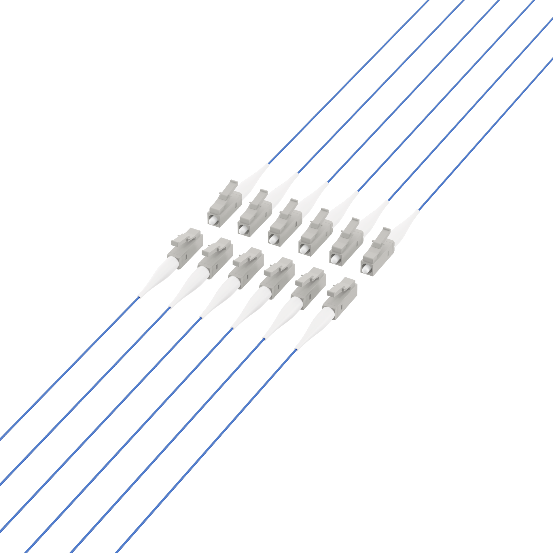 Faserpigtail LC OM1 -Blau 2m - 1 Stück