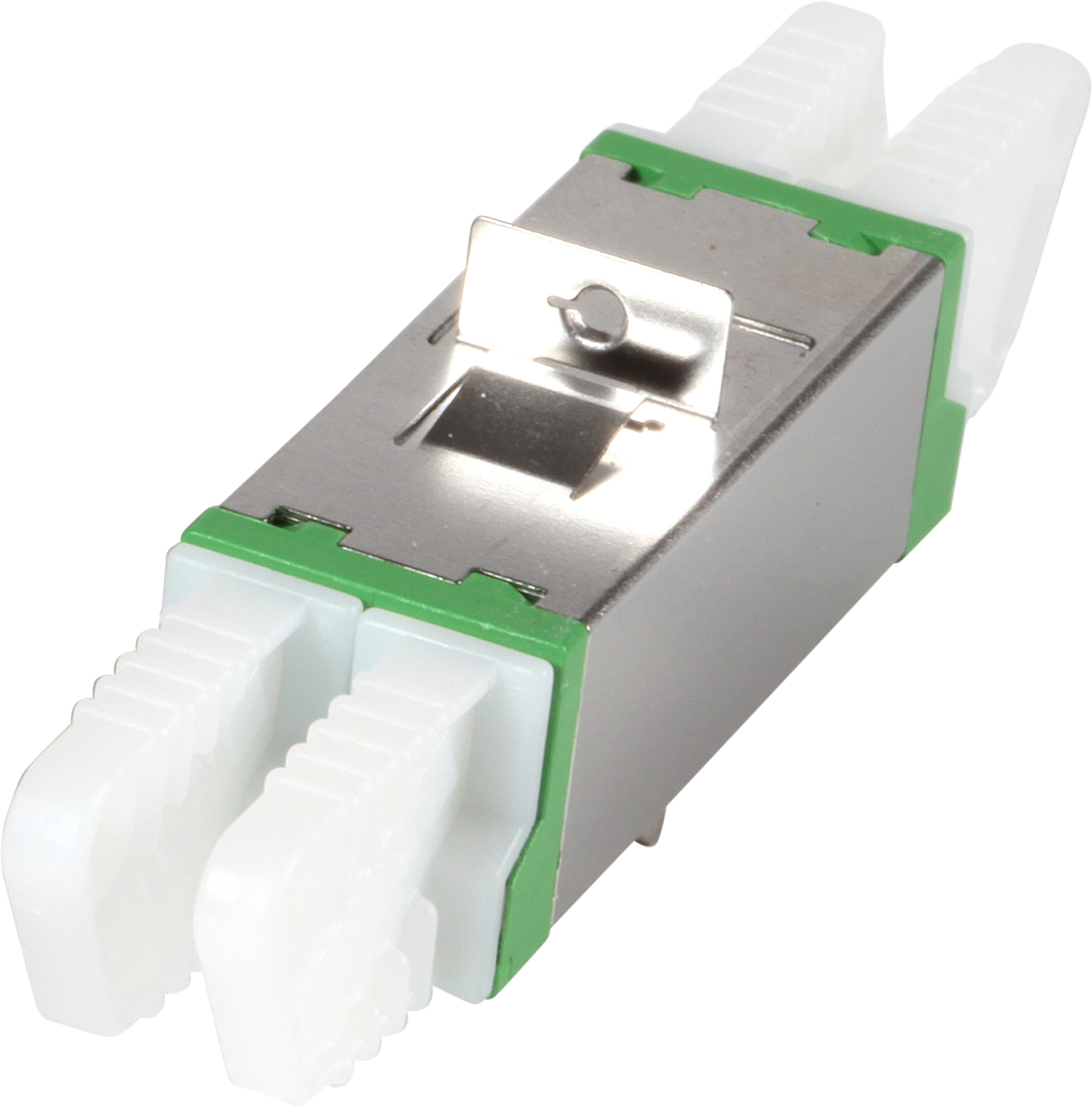 Adapter E2000®/ Compact APC green, ceramic, SM,C,screwable