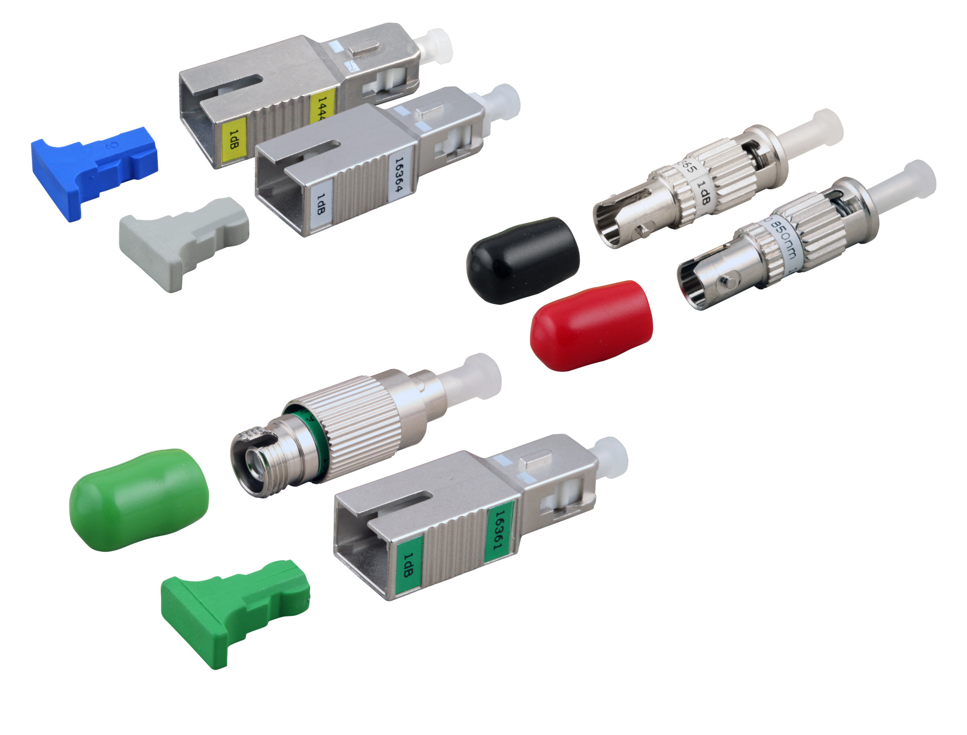 SM Attenuators SC/APC 8 dB Return Loss 60 dB, SM