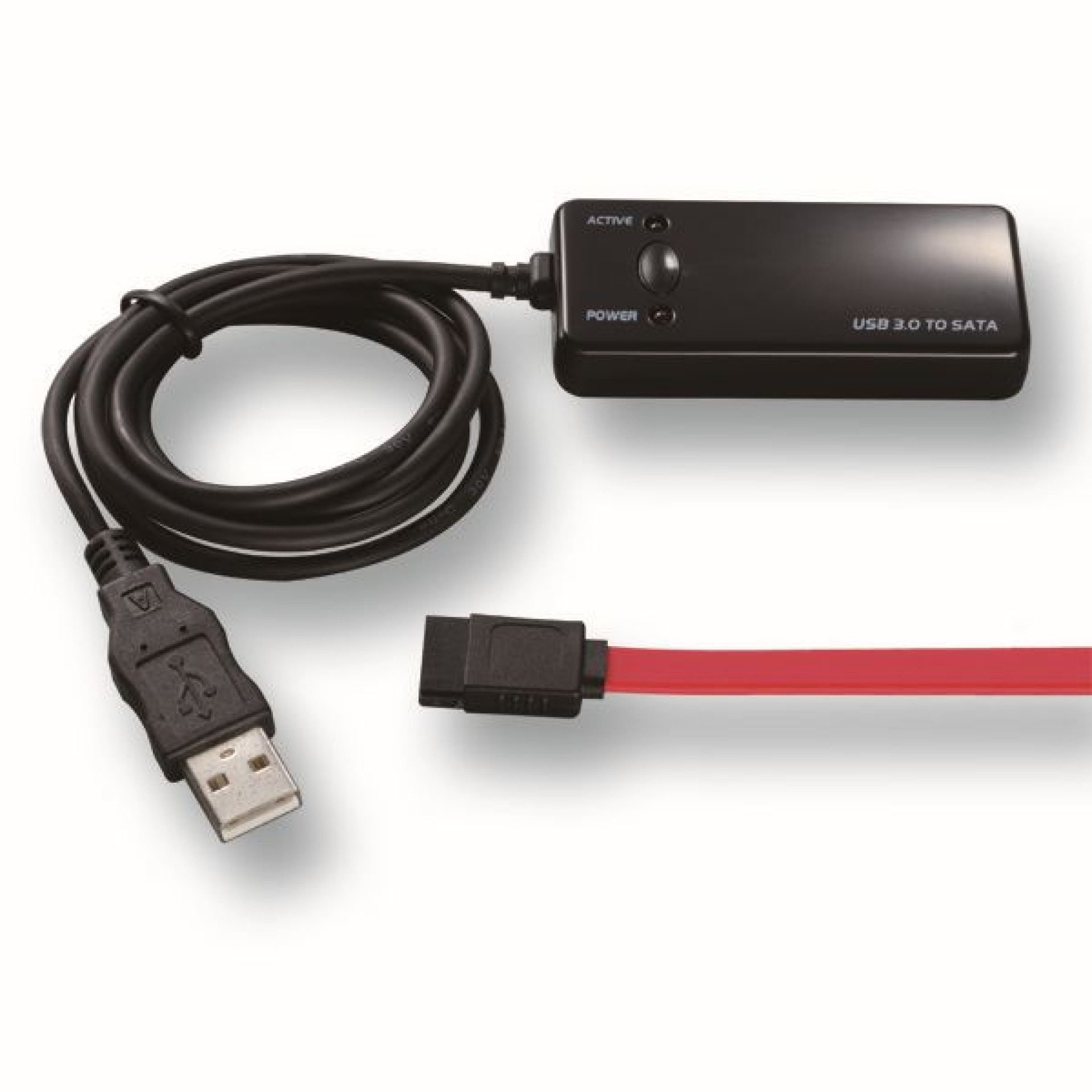 USB3.0 Adapter, USB A to SATA II, M-F, incl. PS