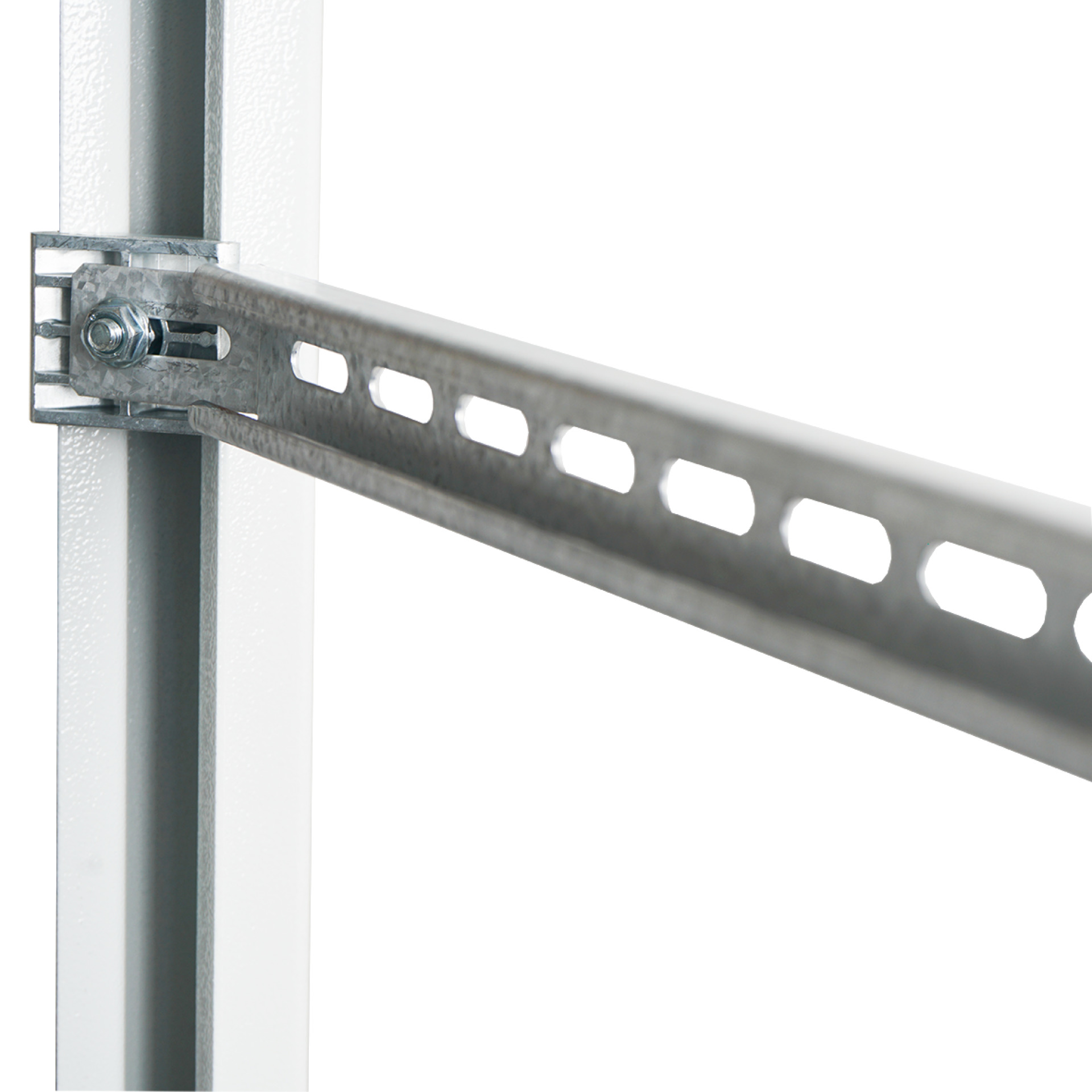 C Profile Rail for Cable Clamping, D=800 mm