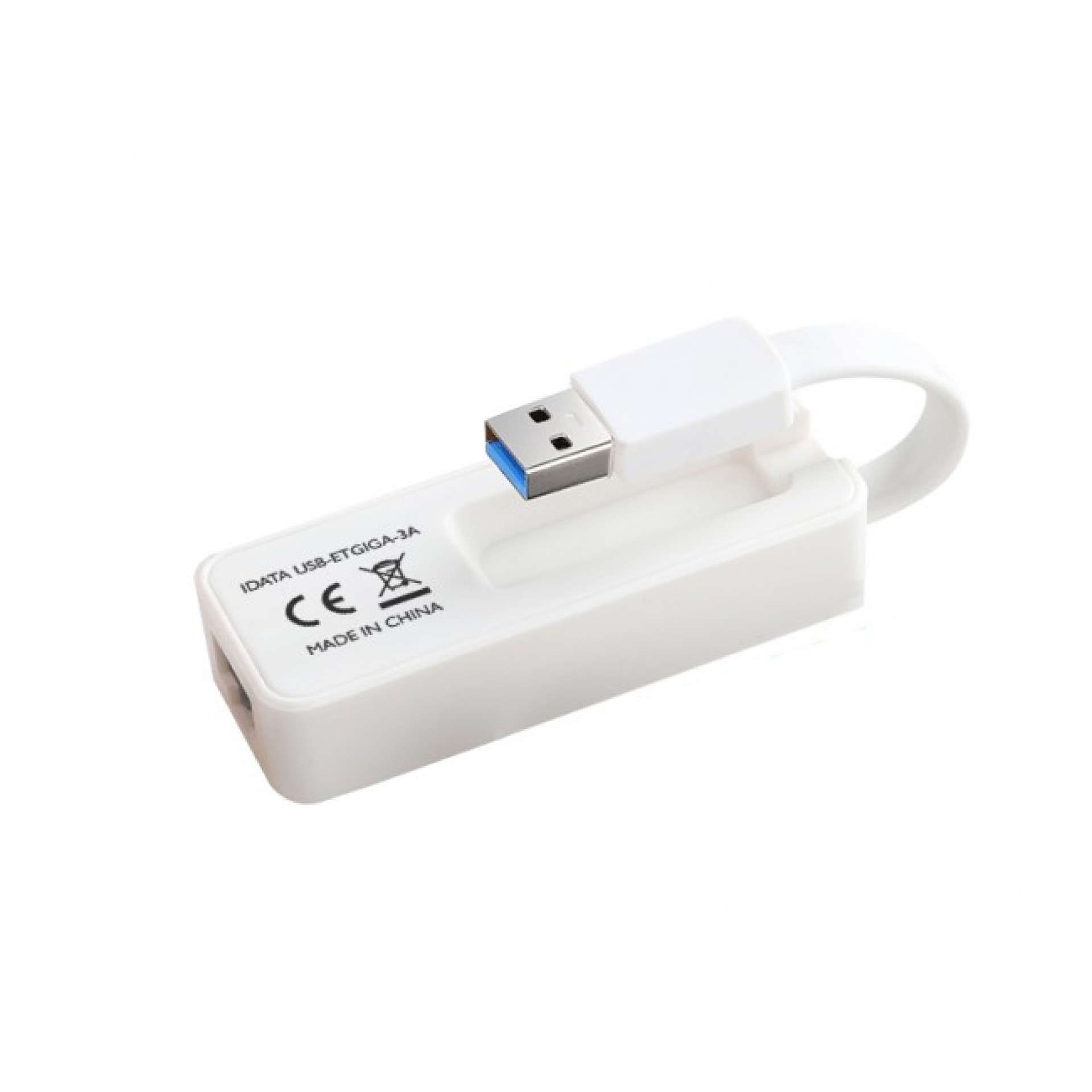 USB3.0 Konverter USB A auf RJ45 Gigabit, weiß