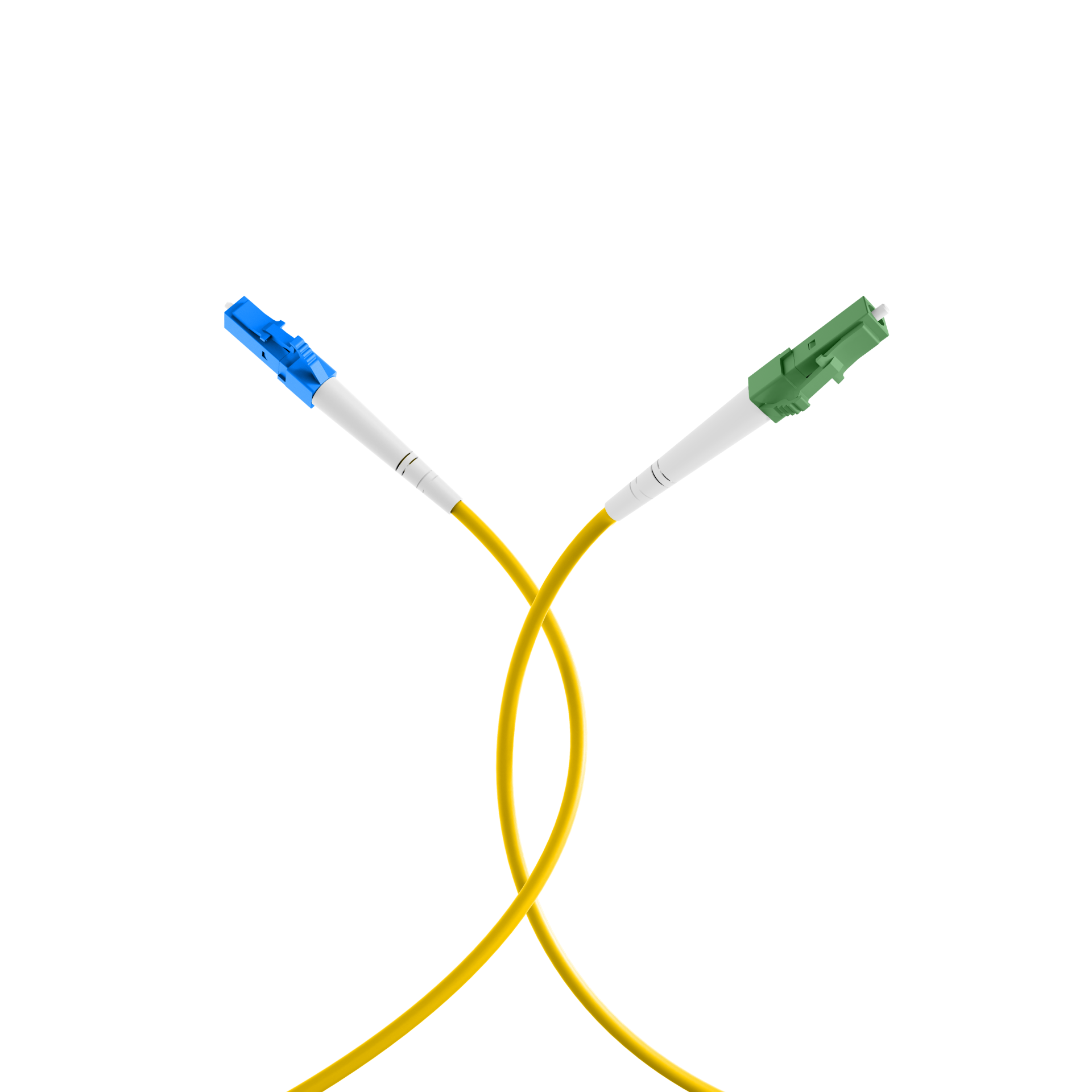 Simplex Patchkabel LC/APC-LC OS2 G657A2 1m LSZH 2mm gelb