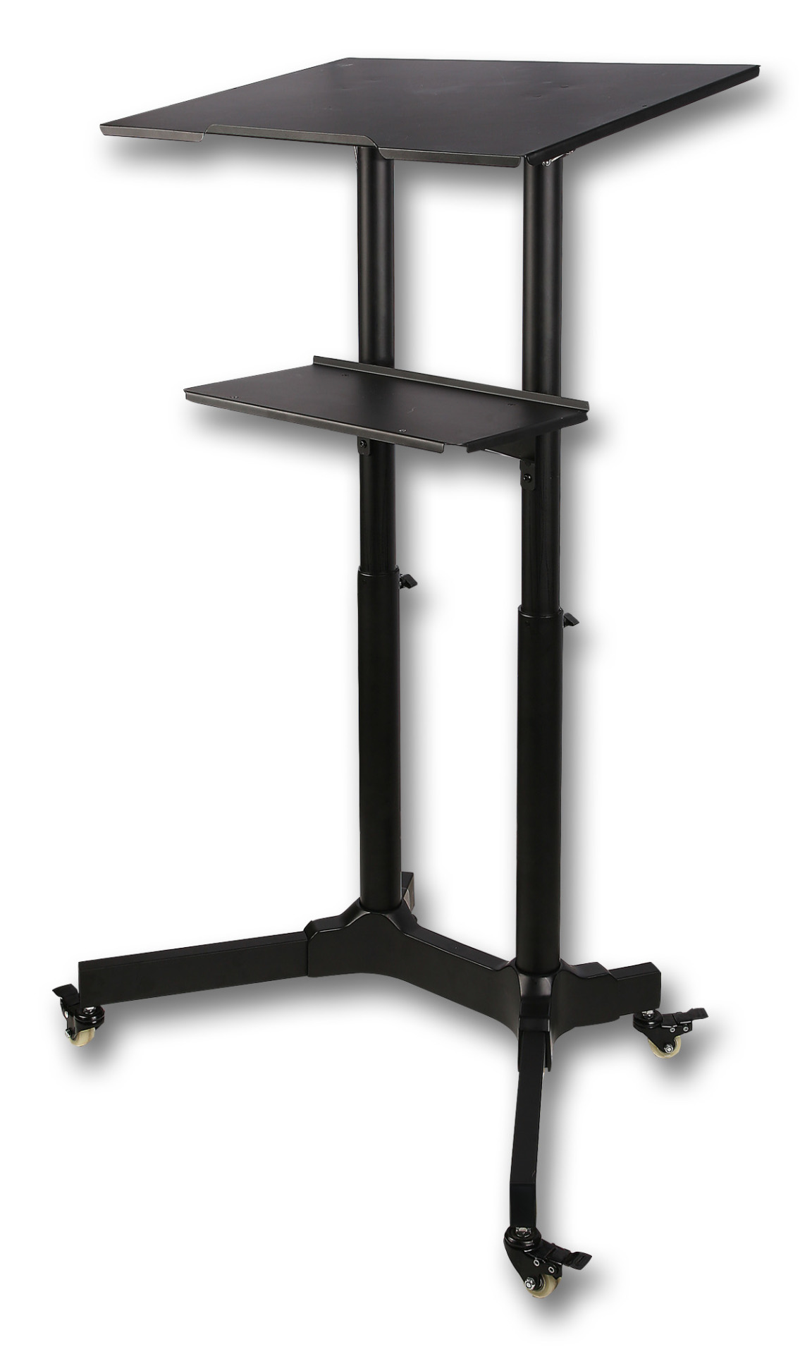 Universal Trolley für Notebook / Projektor 103-125cm, schwarz