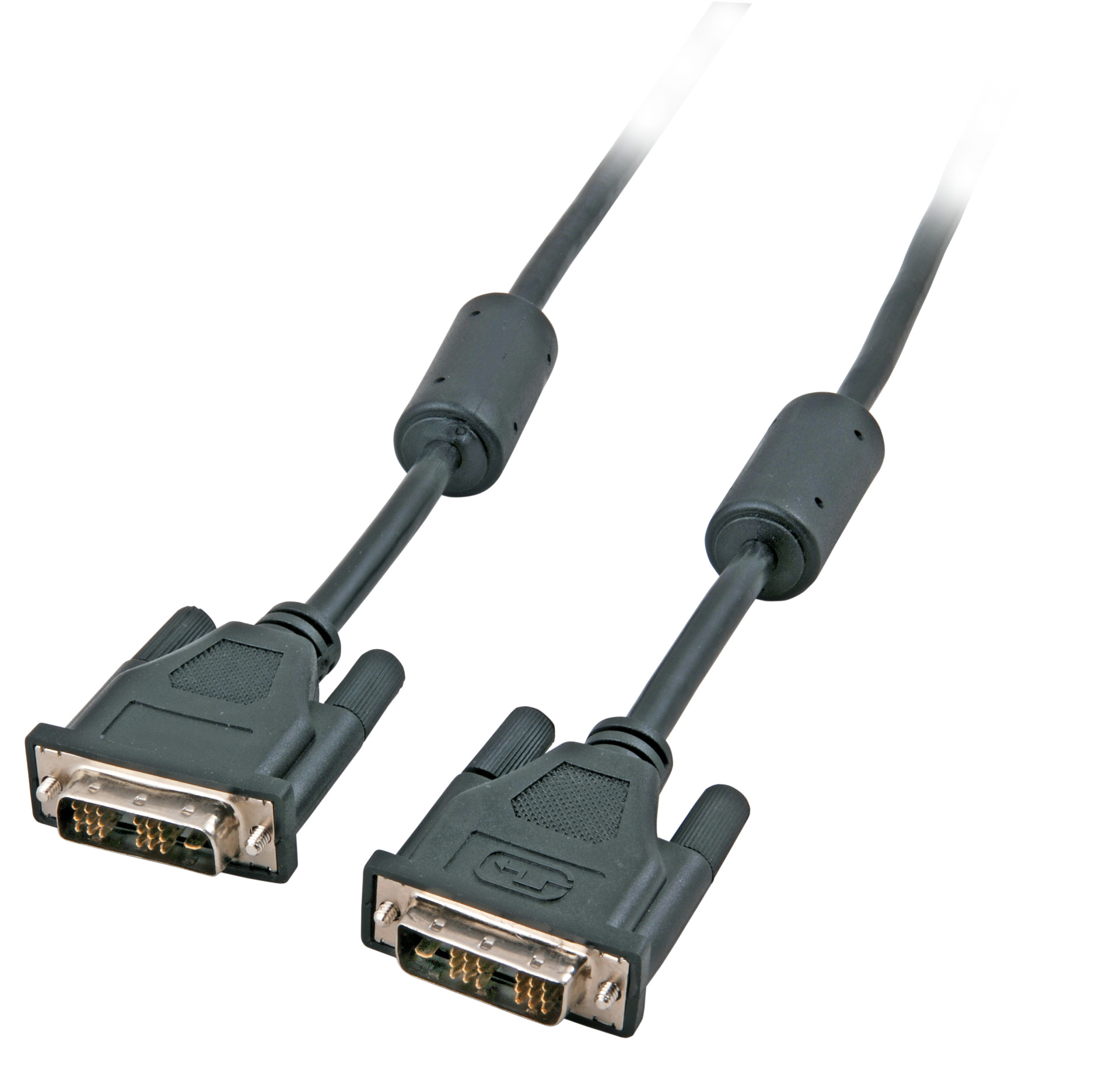 DVI-D Single Link Kabel, 2x DVI-D 18+1, St.-St., AWG 28, 5,0m, schwarz