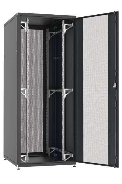 19" Server Cabinet PRO 47U, 800x1200 mm, F+R 2-Part, RAL9005