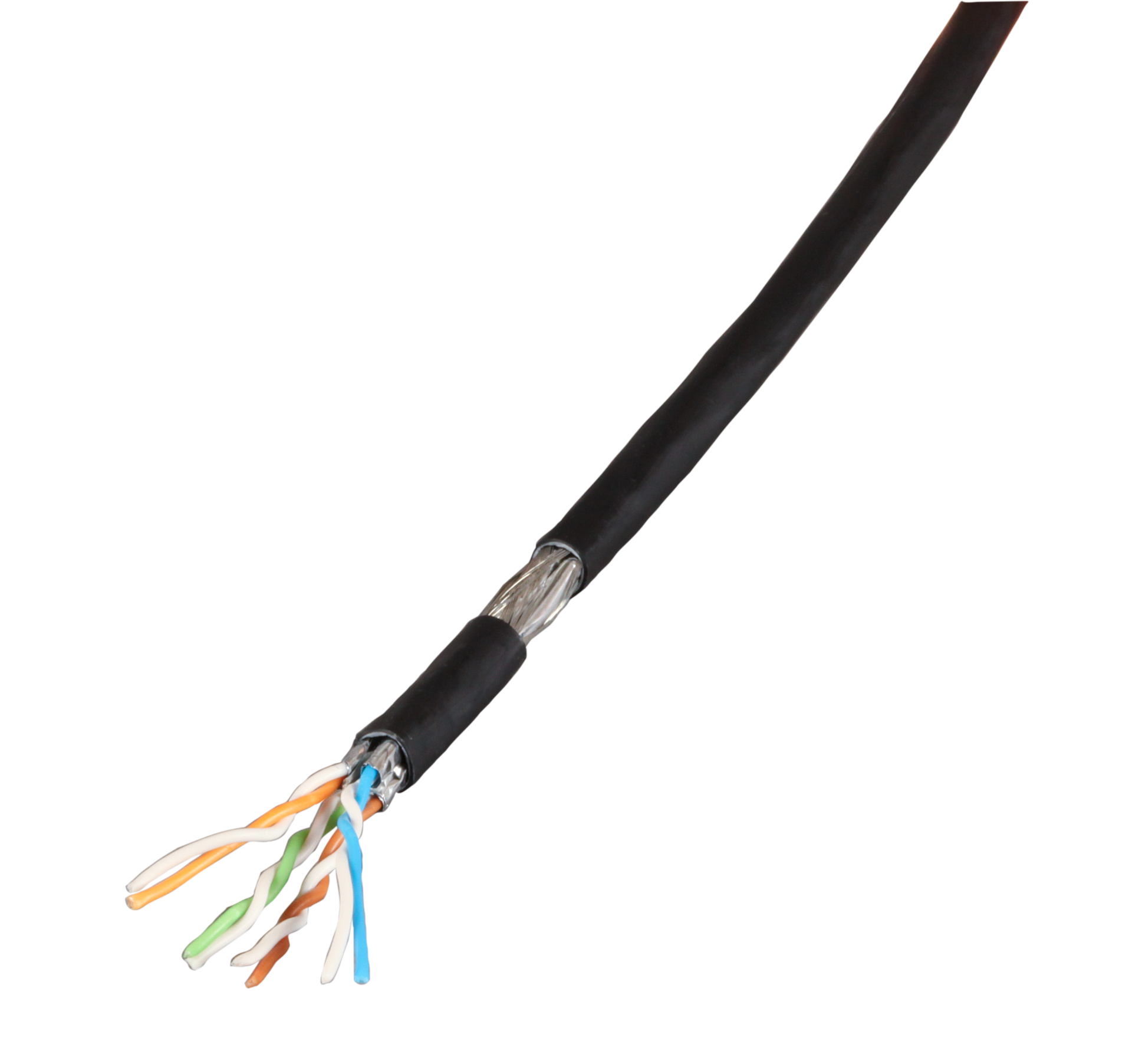 Patchkabel Cat.7 PiMF UC900MHz SS26 4P FRNC-B, schwarz