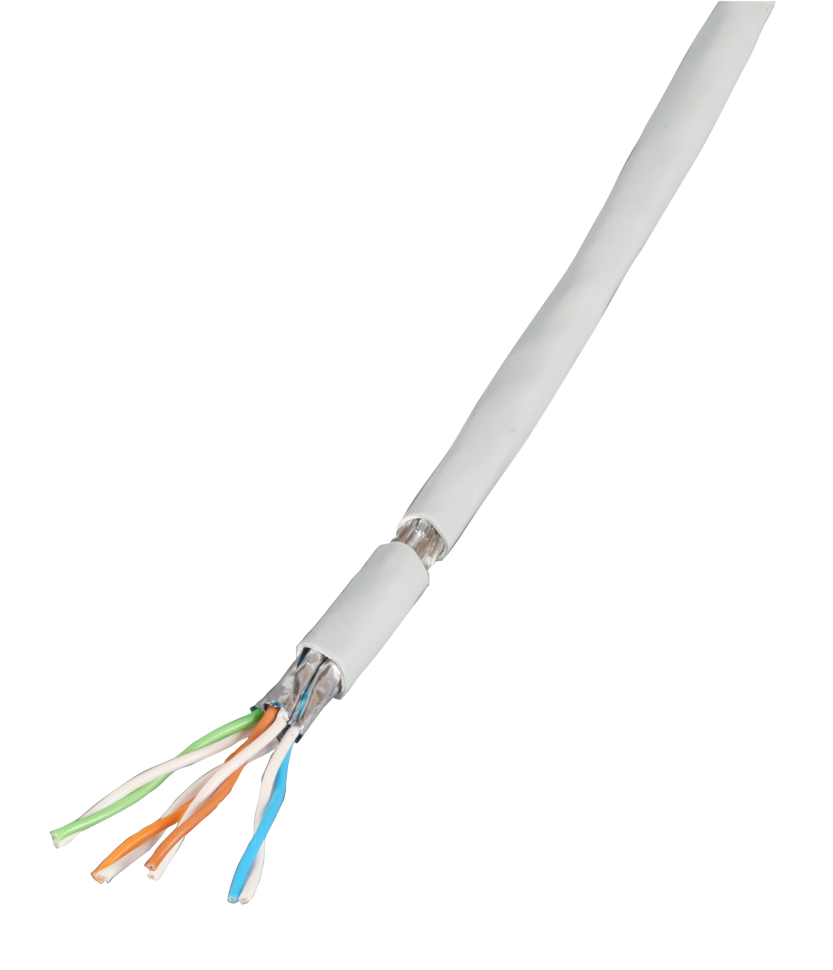 Patchkabel Cat.7 PiMF UC900MHz SS27 4P, FRNC-B, grau