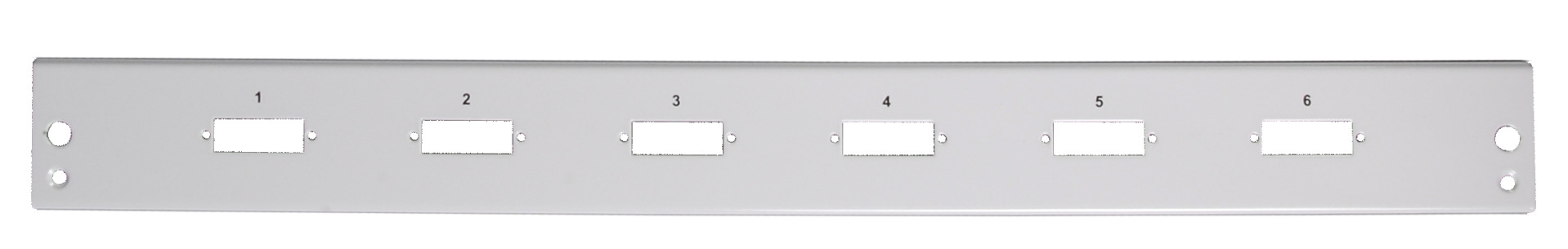Frontblende 12 x SC Duplex/LC Quad ,vertikal, grau