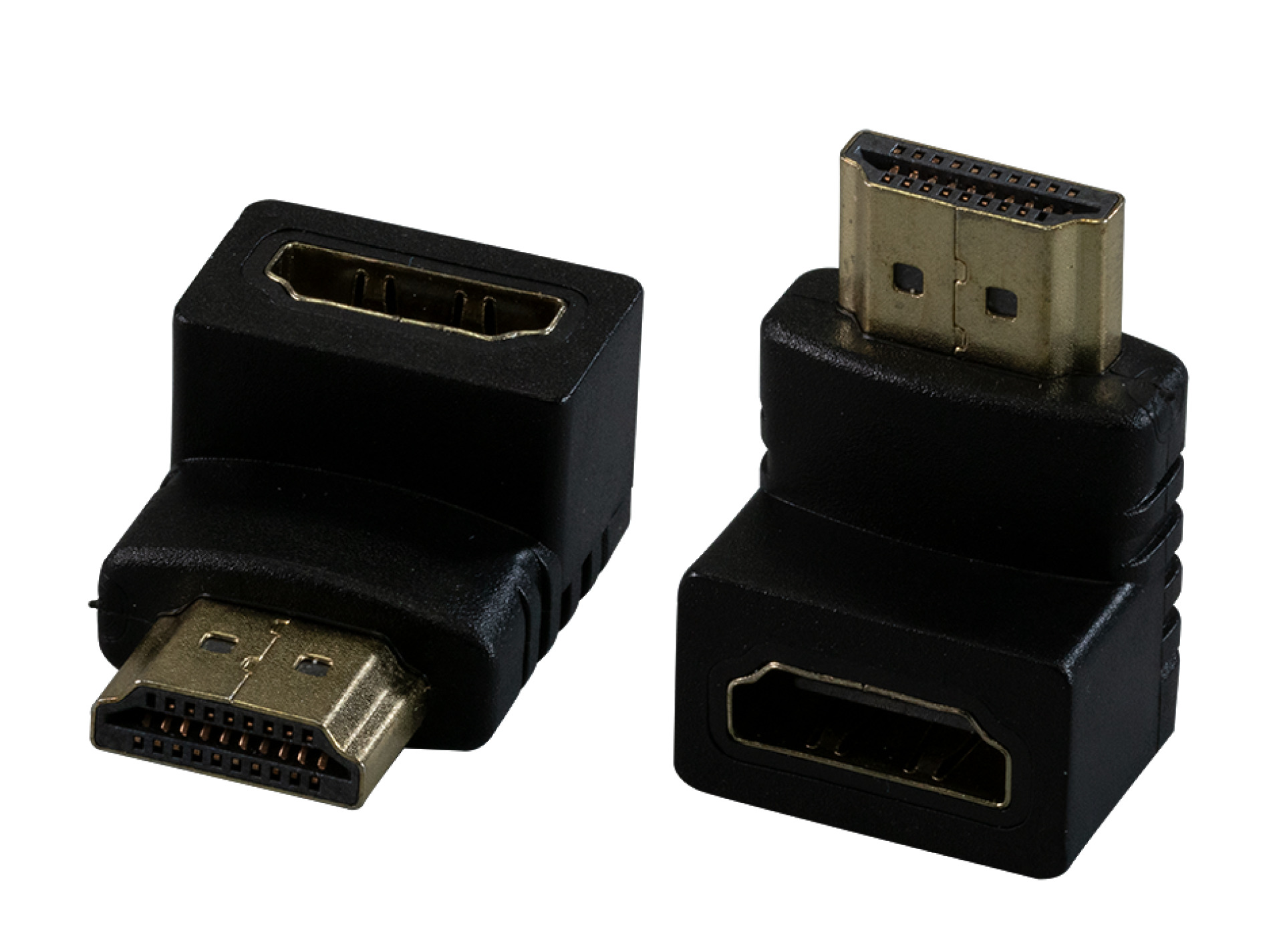HDMI™ Adapter Typ A Stecker/Buchse 90° gewinkelt