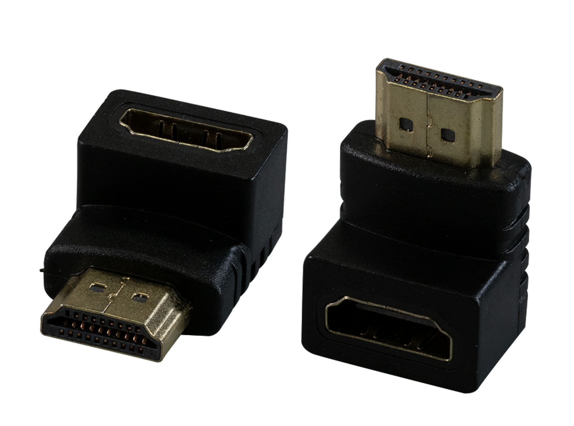 HDMI Adapter Typ A plug/ jack, 90° angled