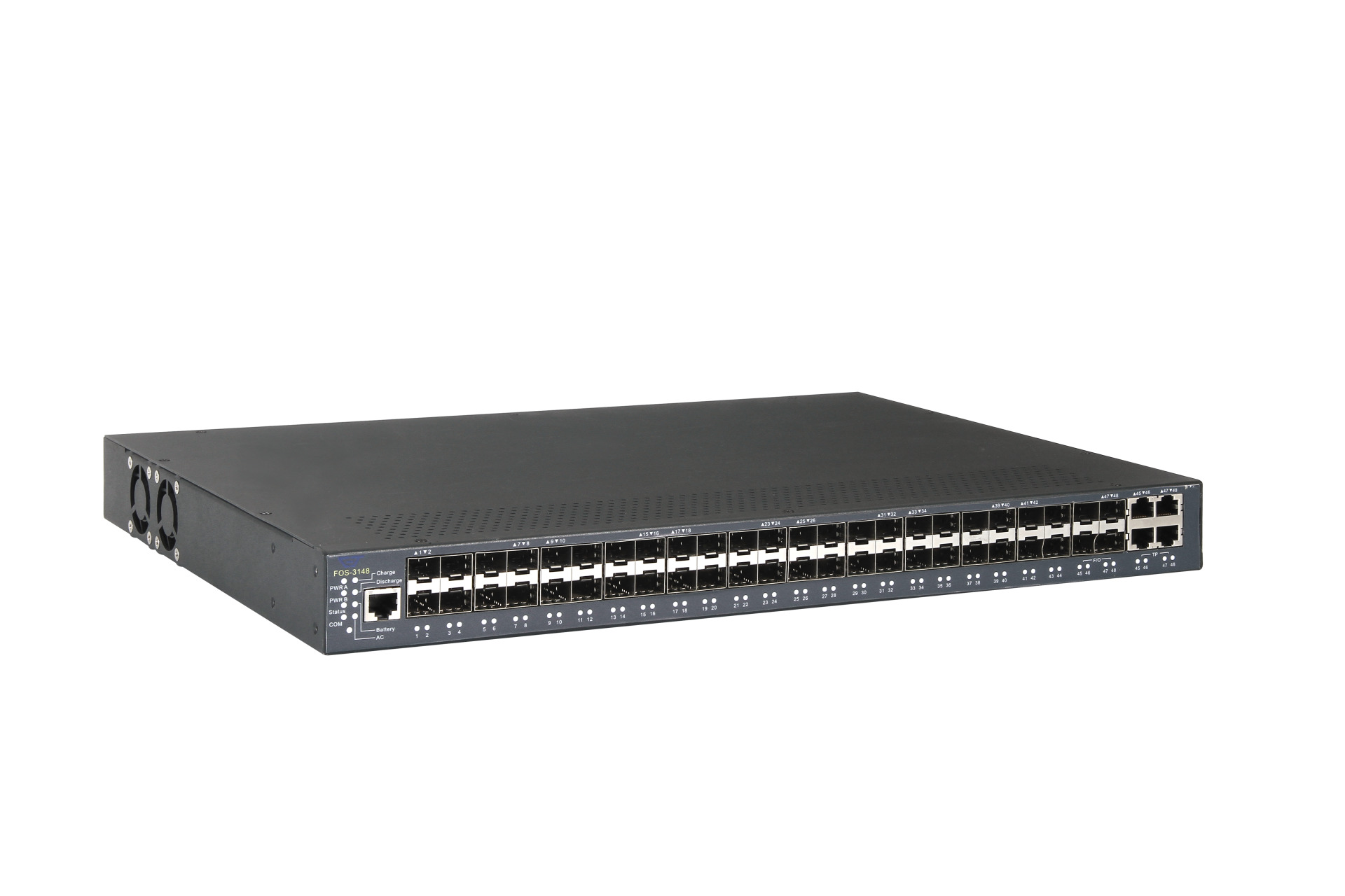 48-Port L2 Managed Gigabit Fiber Switch, 44x 100/1000 SFP, 4x Combo RJ45/SFP