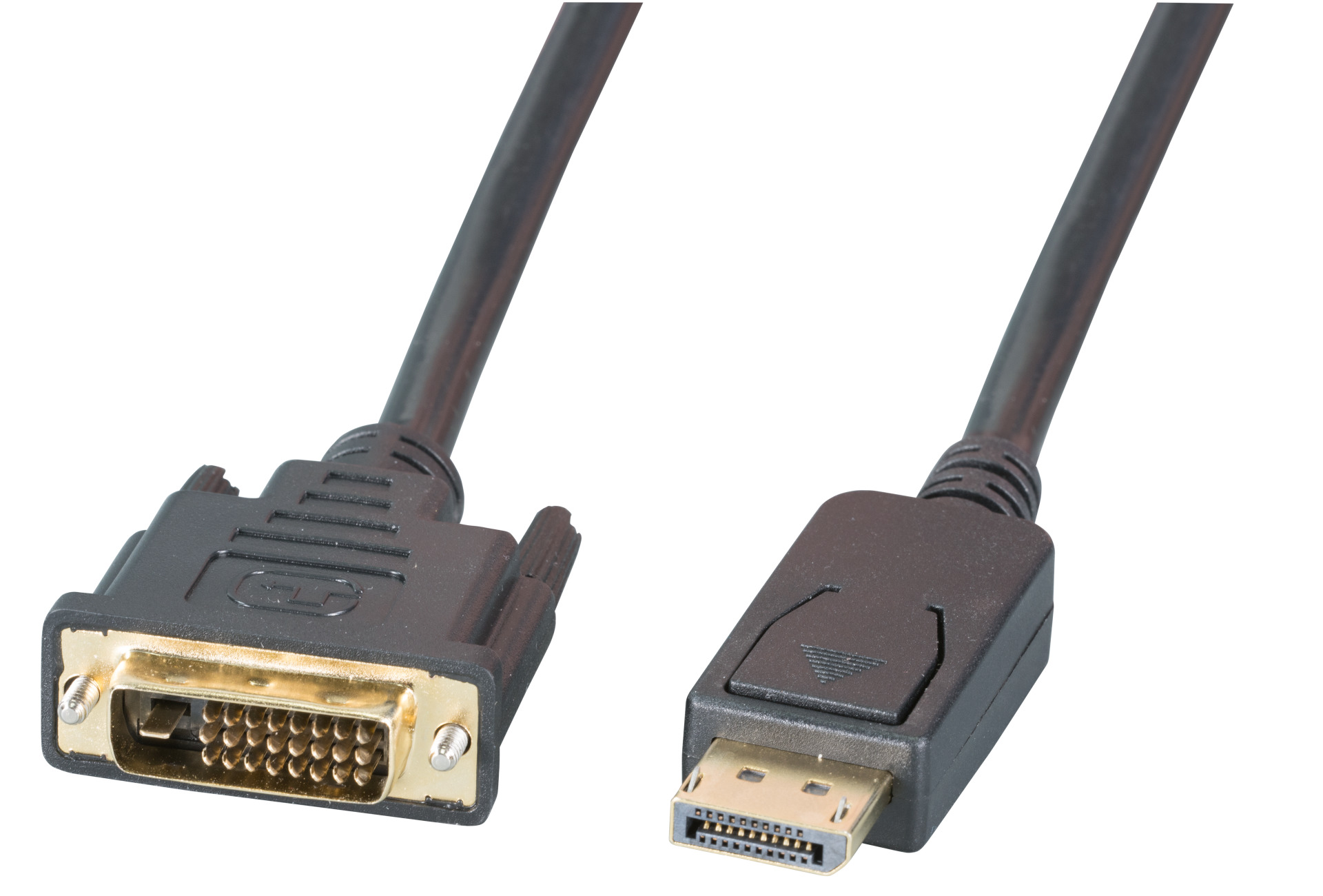 DisplayPort/DVI 24+1 Kabel,A-A St-St, 5m, schwarz