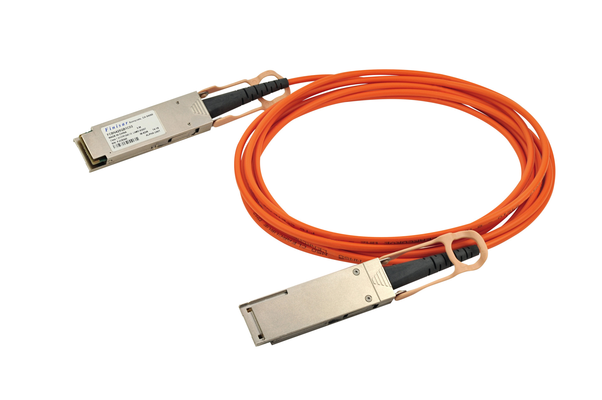 AOC quadwire Multimode 2 x QSFP28 100Gigabit, 1m, 0°C - 70°C 