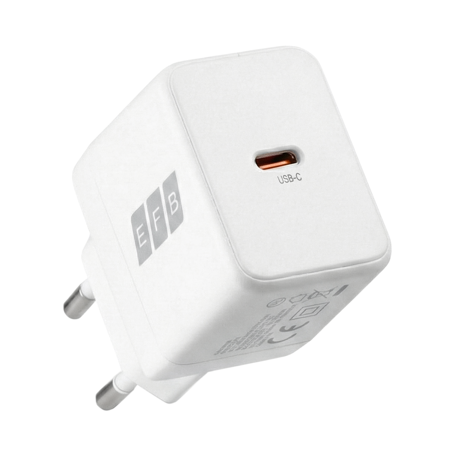 Ladegerät 30W USB-C Set PD3.0 GaN QC3.0 inkl. 2m USB-C Ladekabel weiß