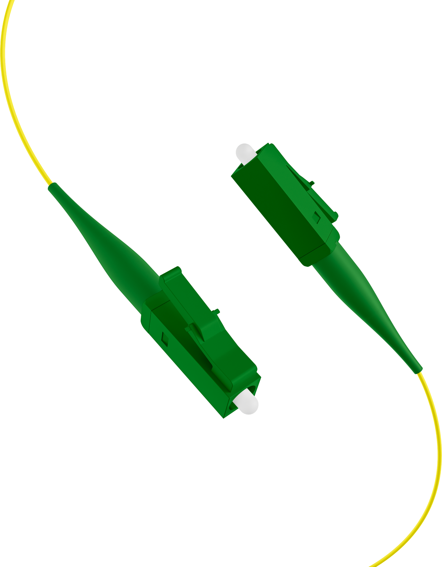 Faserpigtail LC/APC OS2 G652D-Gelb 2m - 1 Stück